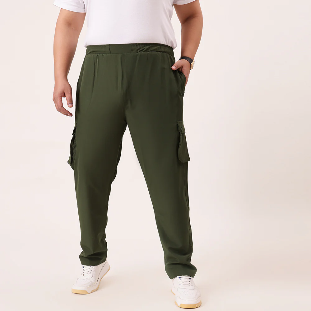 6 Pocket Relax Fit Cargo Plus Size - Image 14