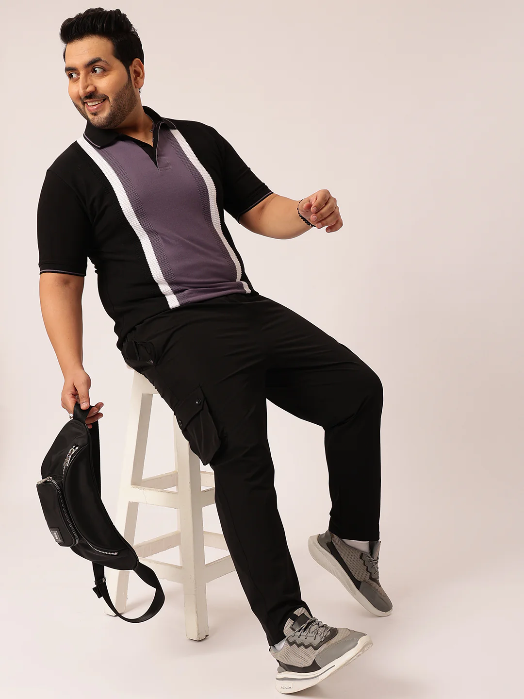 6 Pocket Relax Fit Cargo Plus Size - Image 24