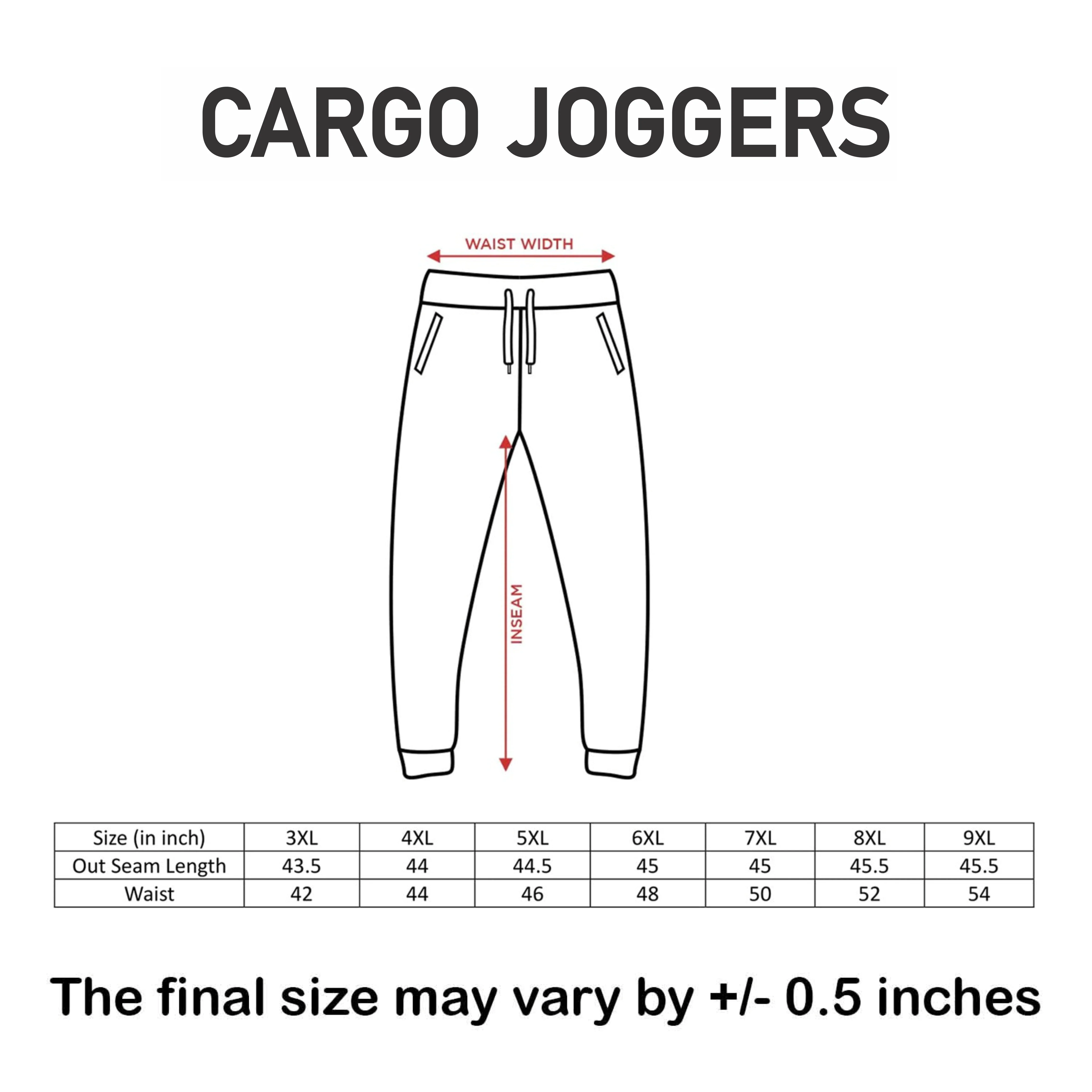 6 Pocket Relax Fit Cargo Plus Size - Image 29