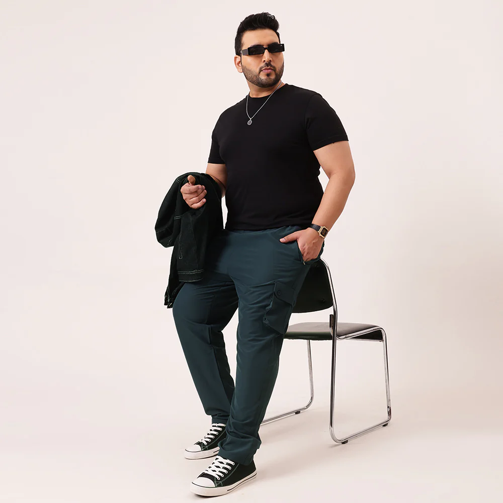6 Pocket Relax Fit Cargo Plus Size - Image 12
