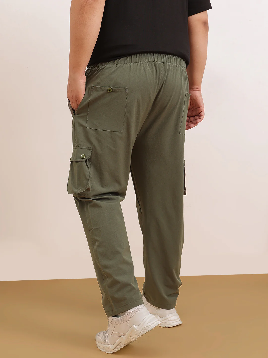 6 Pocket Relax Fit Cargo Plus Size - Image 15