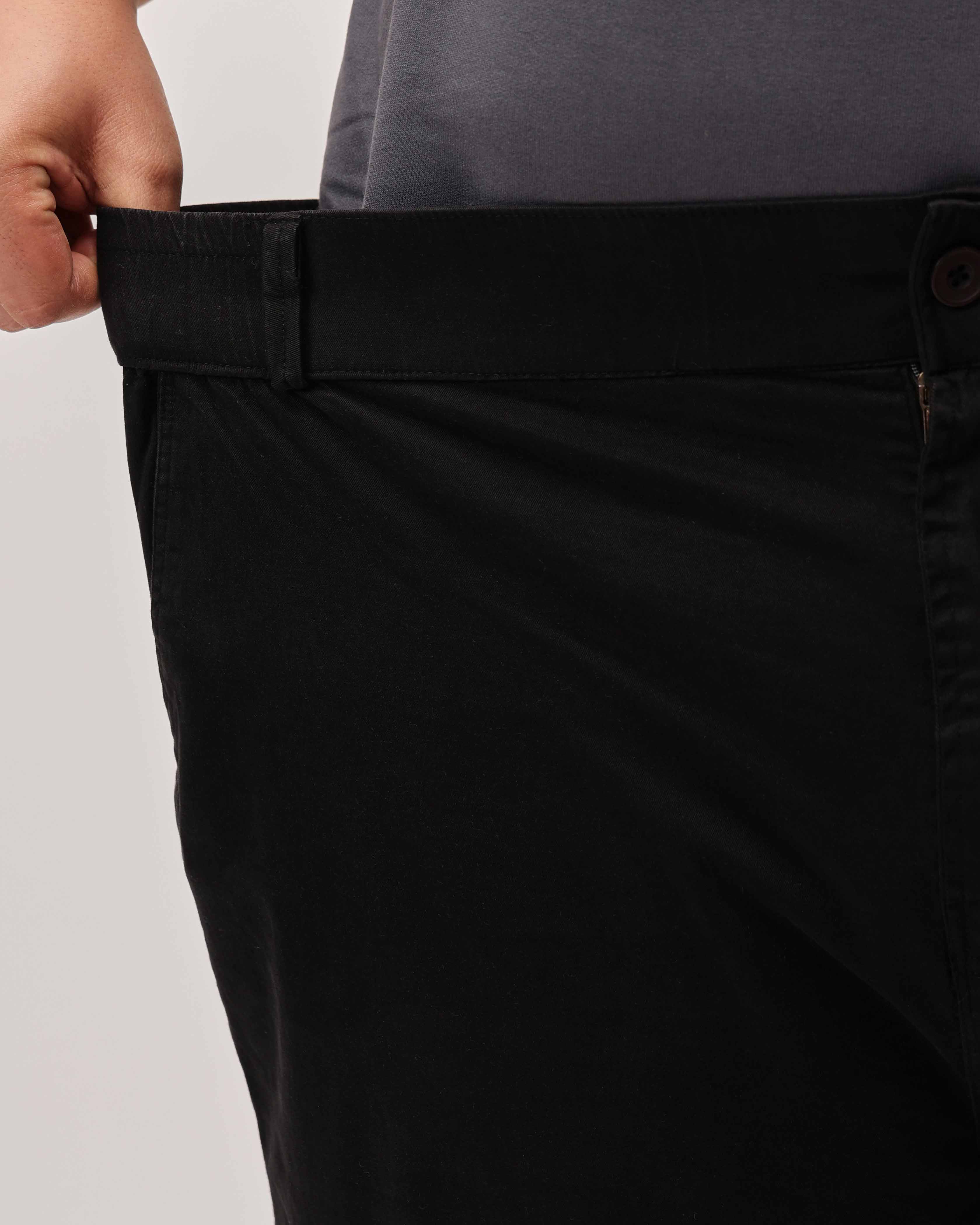 6 Pocket Zipper Cotton Stretch Plus Size Cargo - Image 24