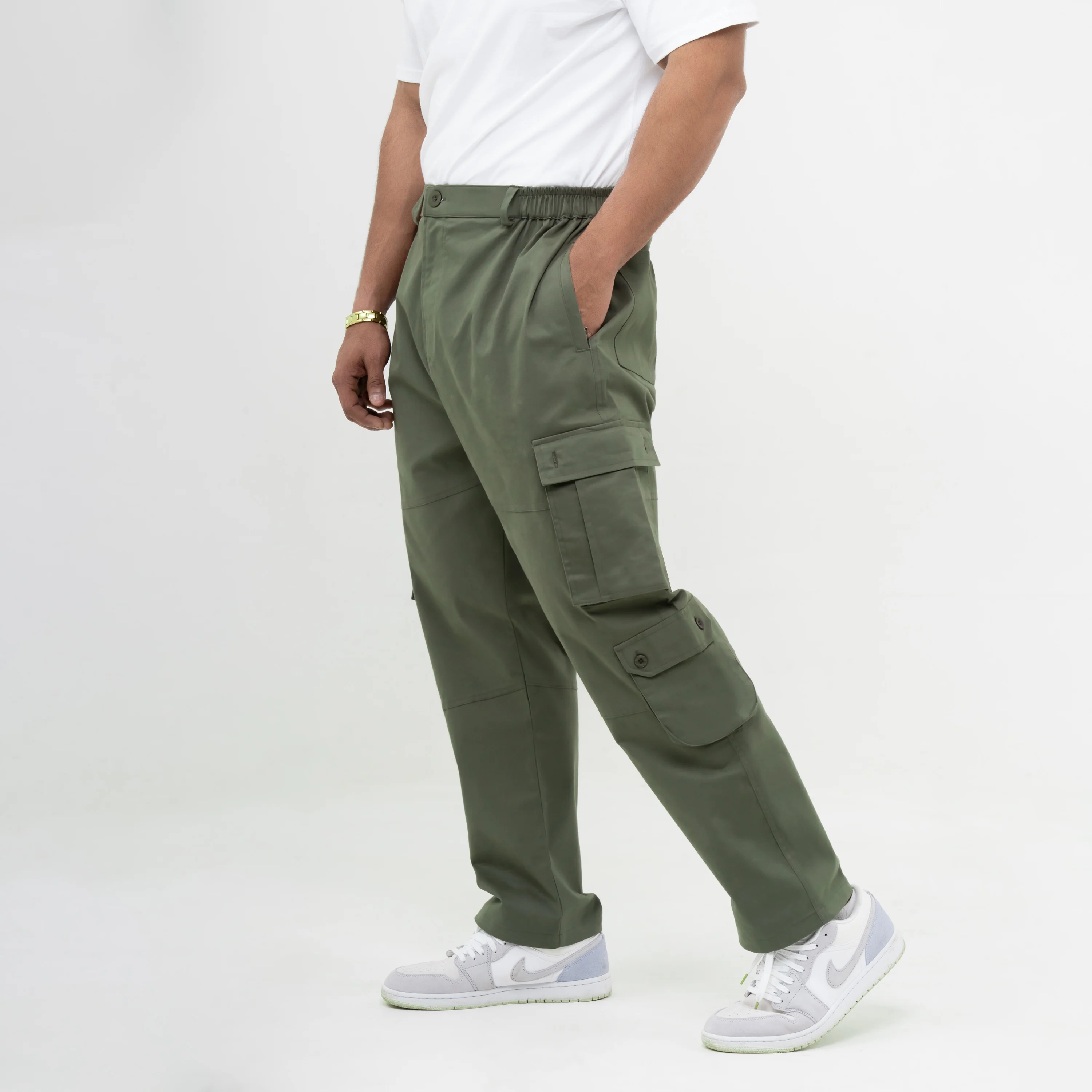8 Pocket Premium Stretchable Cotton Cargos - Image 2