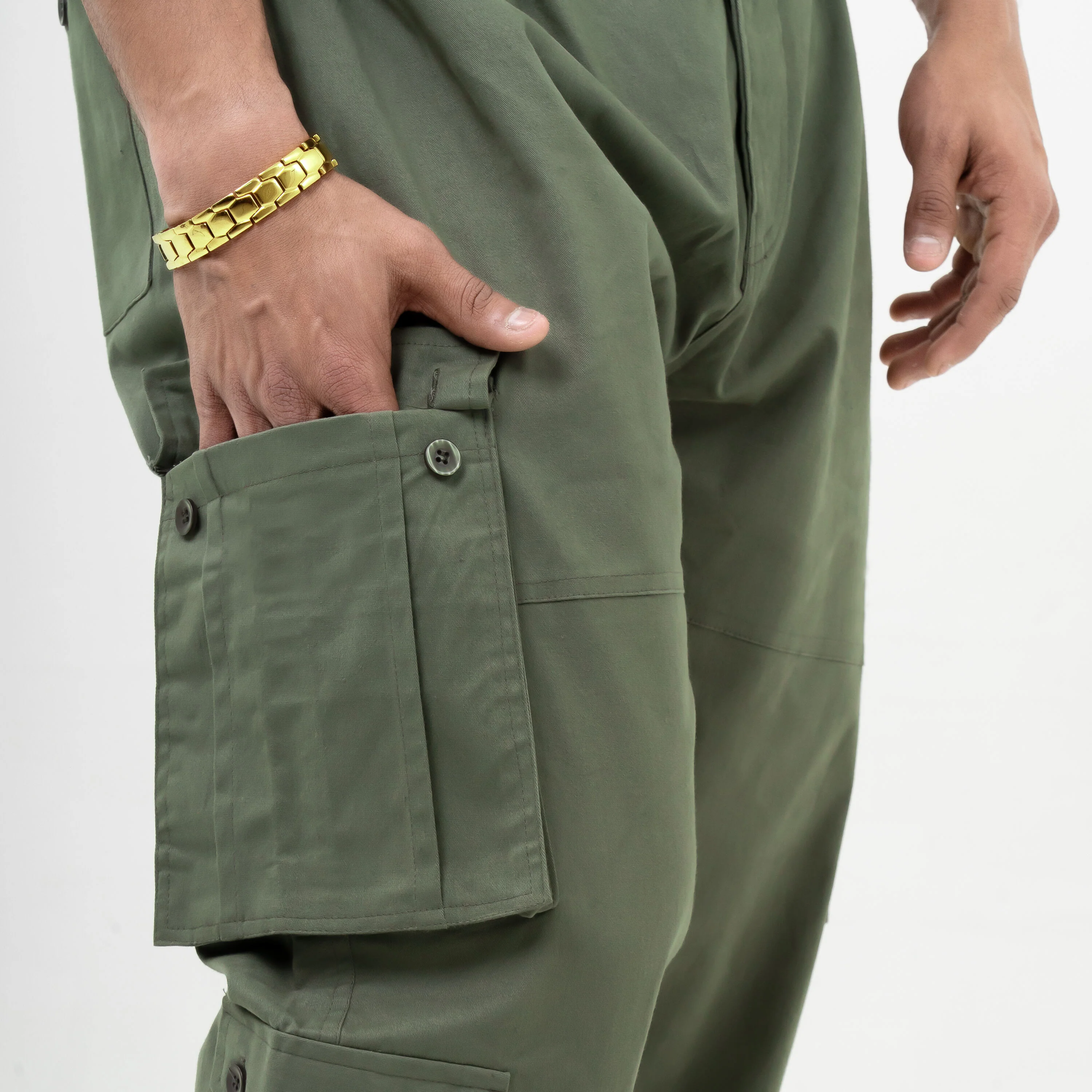 8 Pocket Premium Stretchable Cotton Cargos - Image 5