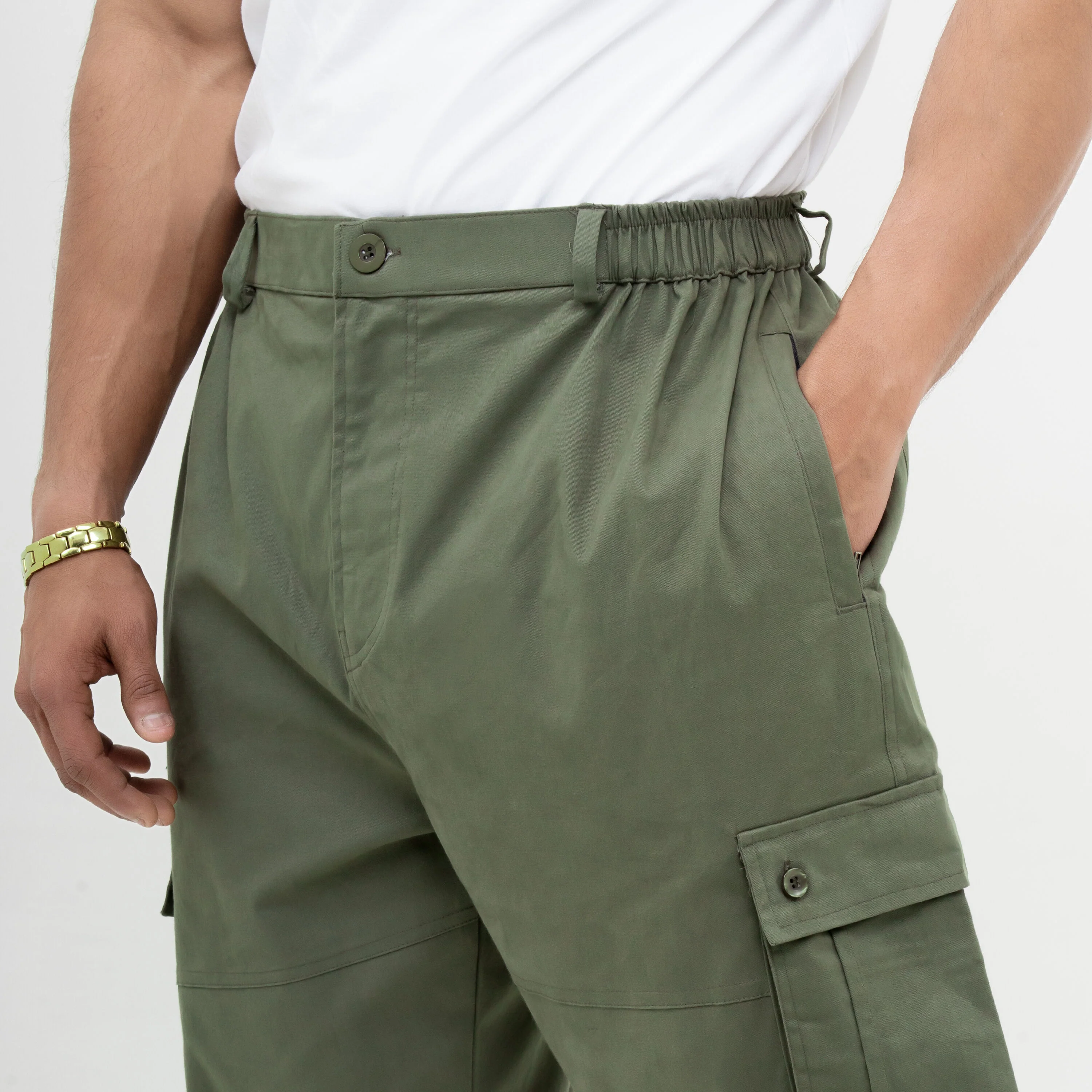 8 Pocket Premium Stretchable Cotton Cargos - Image 7