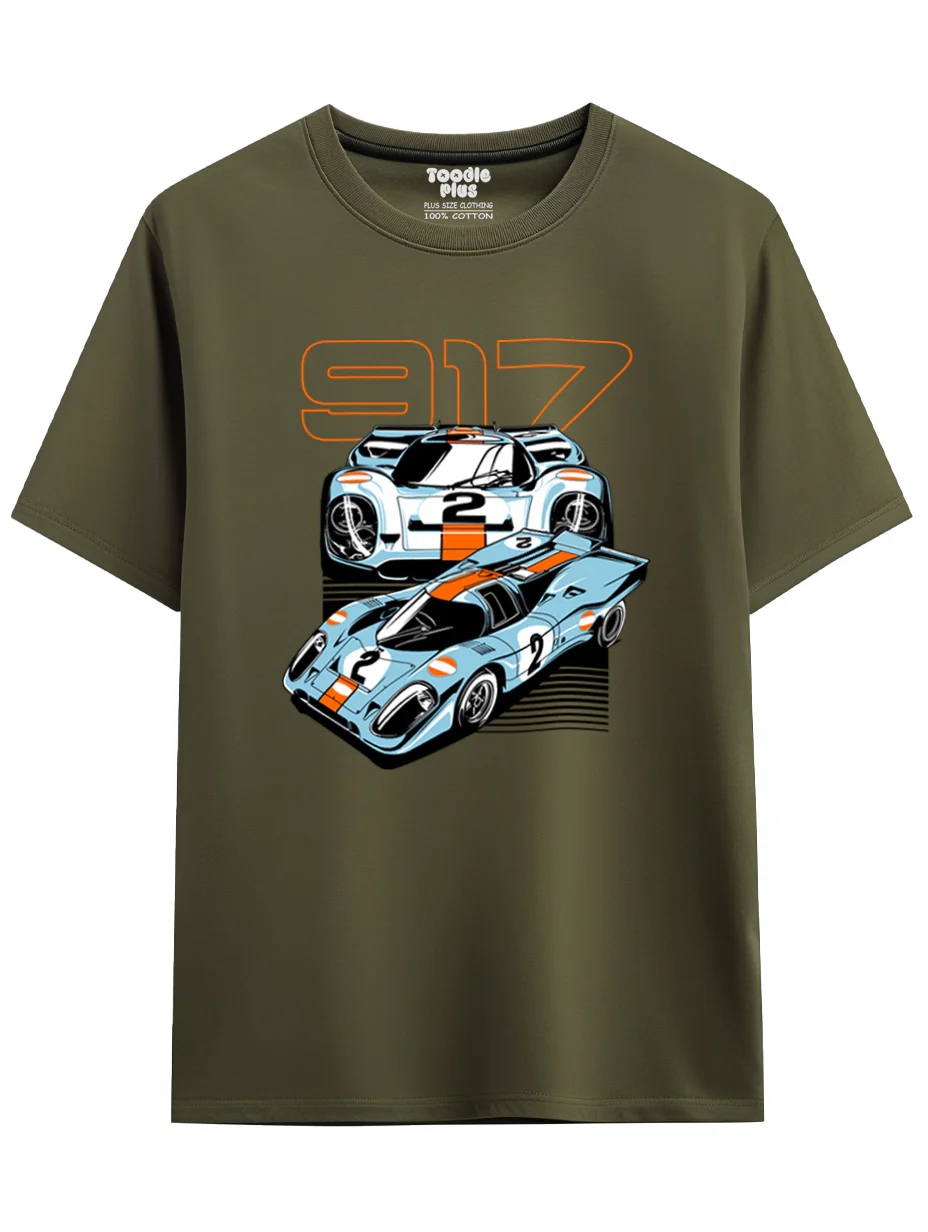 917 Racing Car Plus Size T-Shirt - Image 11