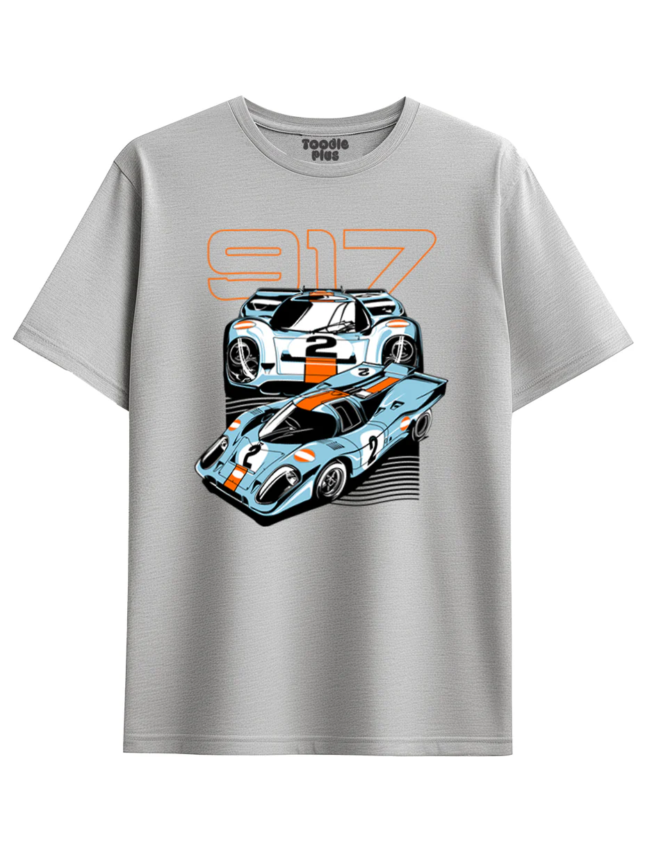 917 Racing Car Plus Size T-Shirt - Image 2