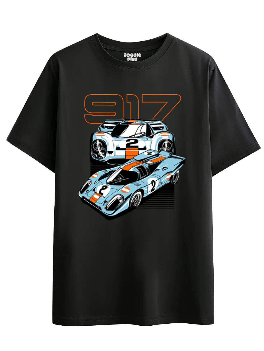 917 Racing Car Plus Size T-Shirt - Image 5