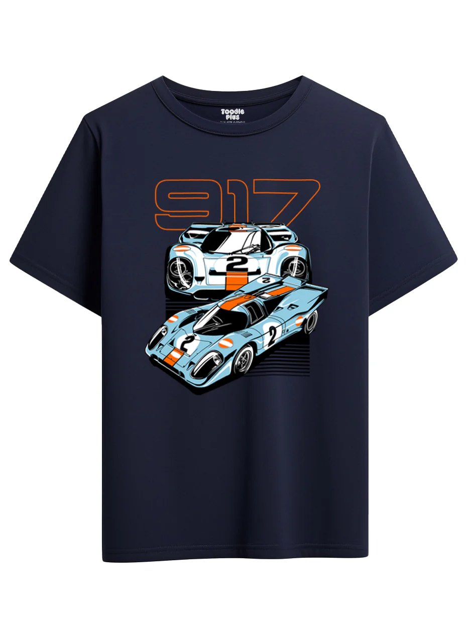 917 Racing Car Plus Size T-Shirt - Image 7
