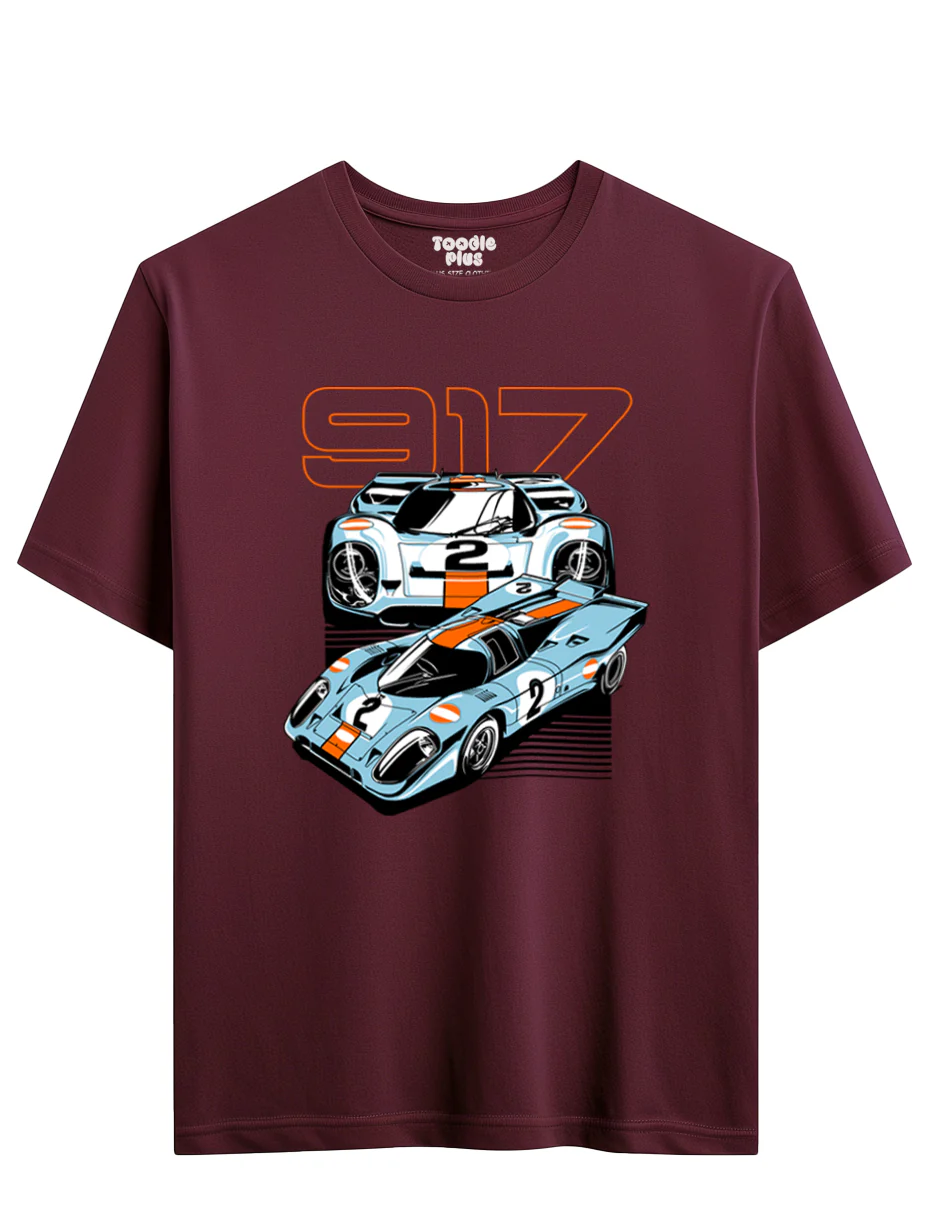 917 Racing Car Plus Size T-Shirt - Image 8
