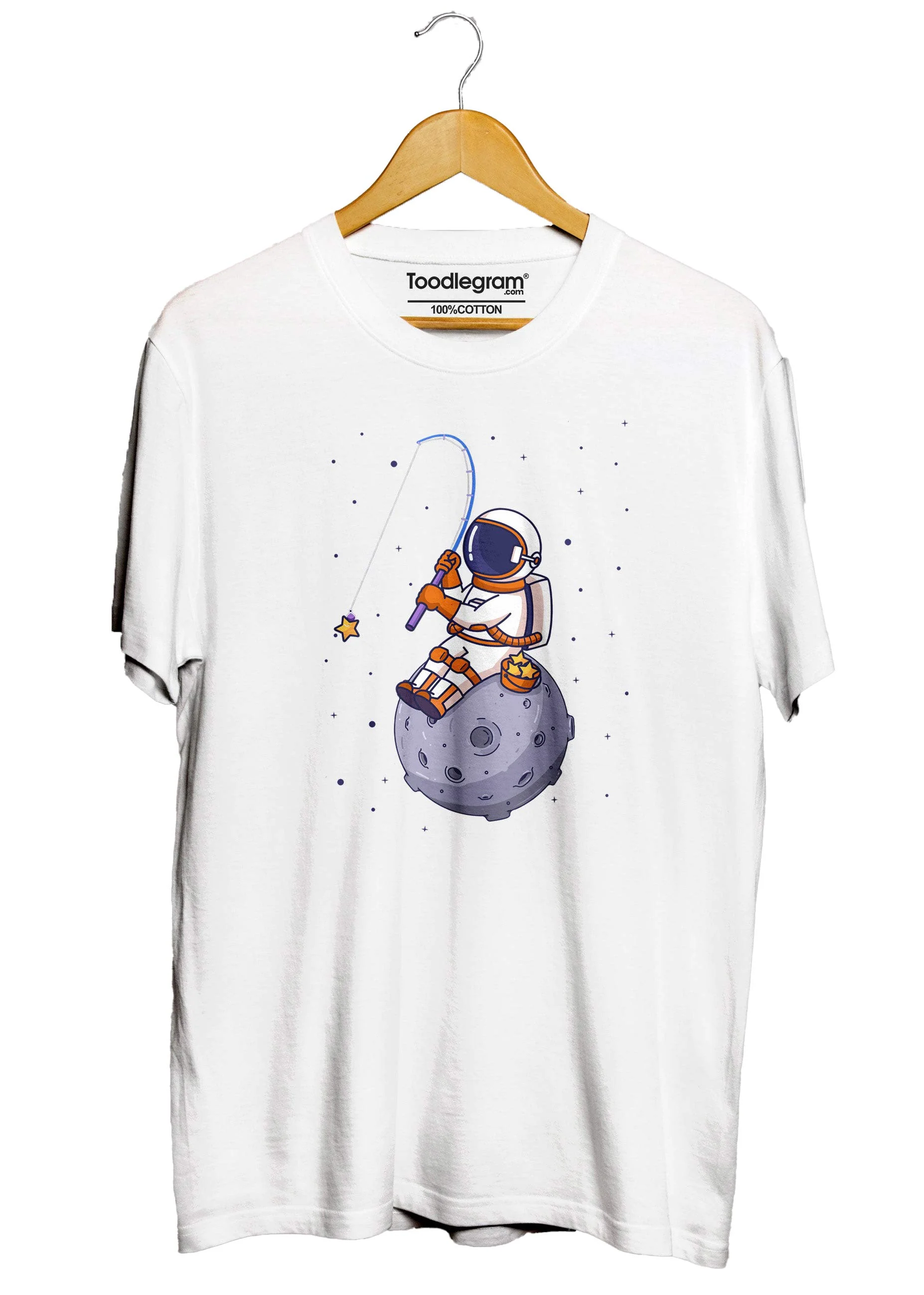 Astronaut Collecting Stars T-Shirt - Image 3