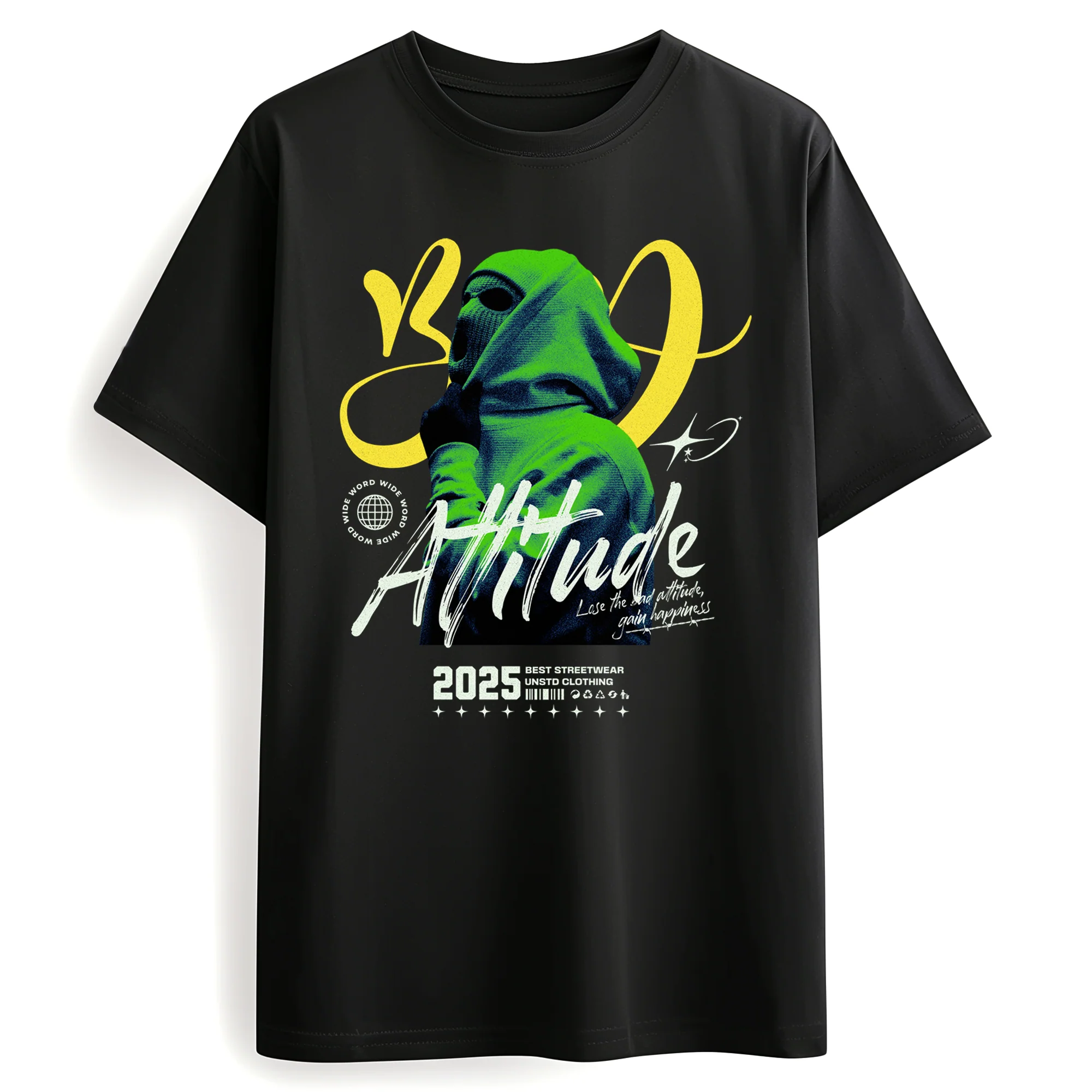 Bad Attitude Streetwear Plus Size T-Shirt - Image 2