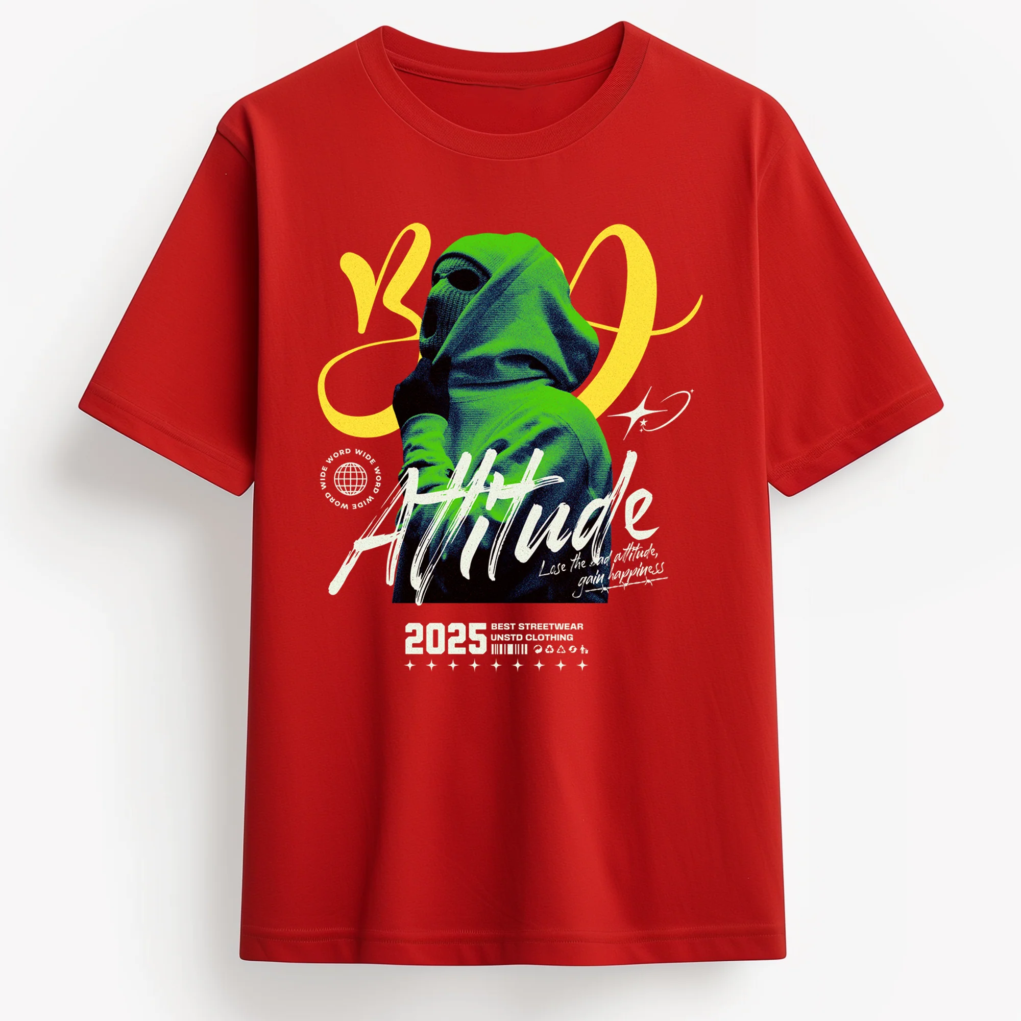 Bad Attitude Streetwear Plus Size T-Shirt - Image 3