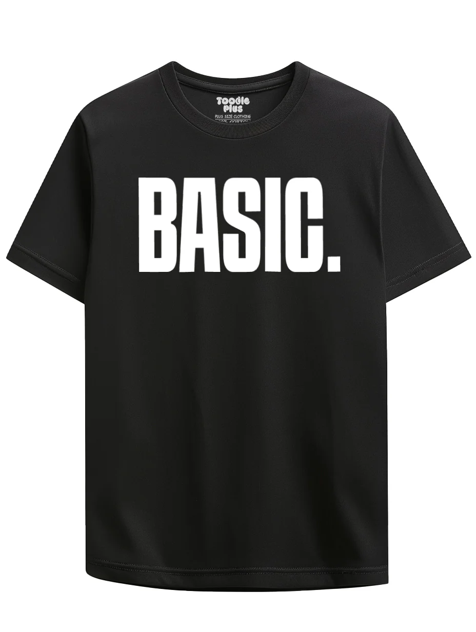 Basic Quote Plus Size T-Shirt - Image 3