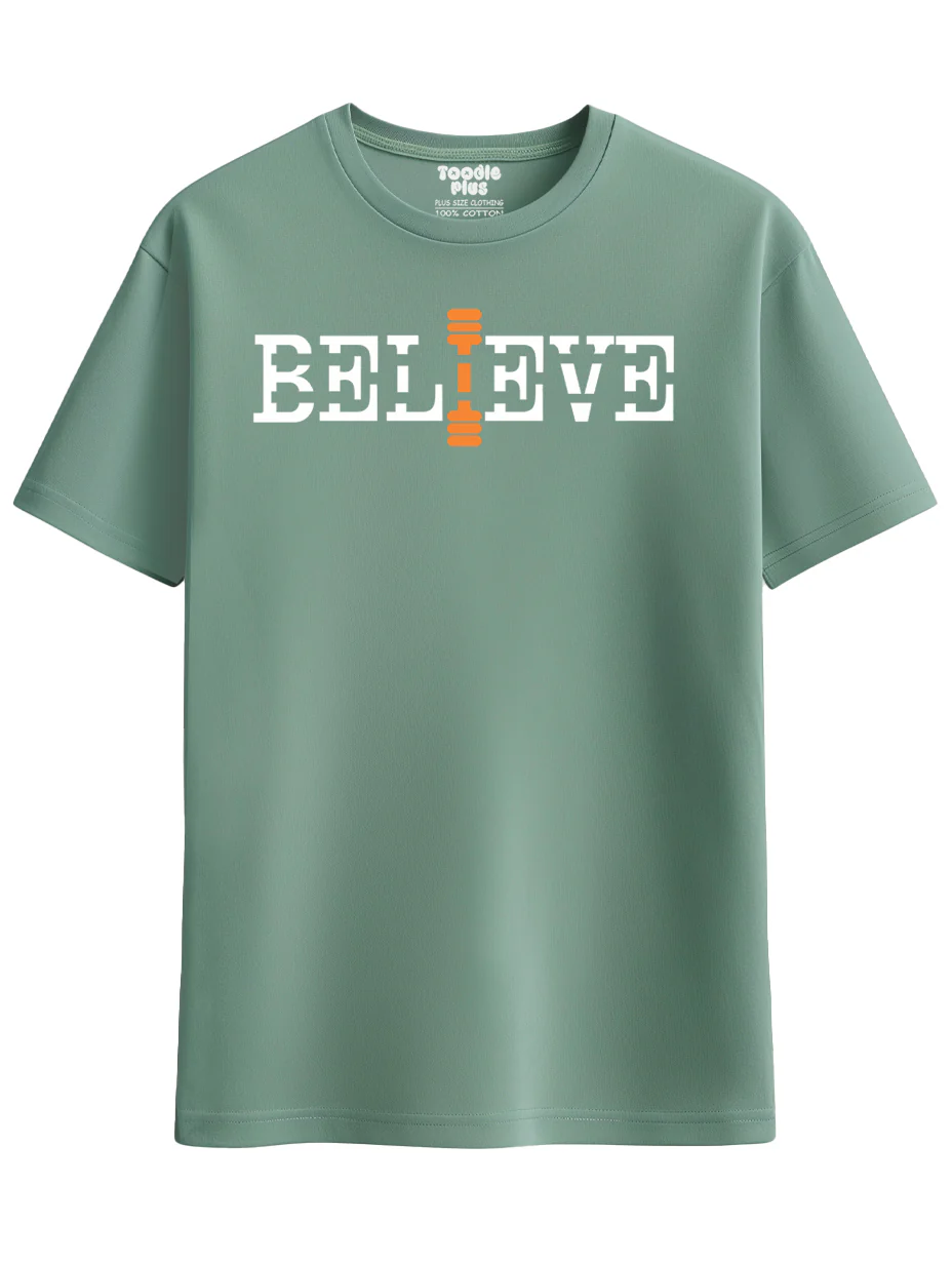 Believe Plus Size T-Shirt - Image 2