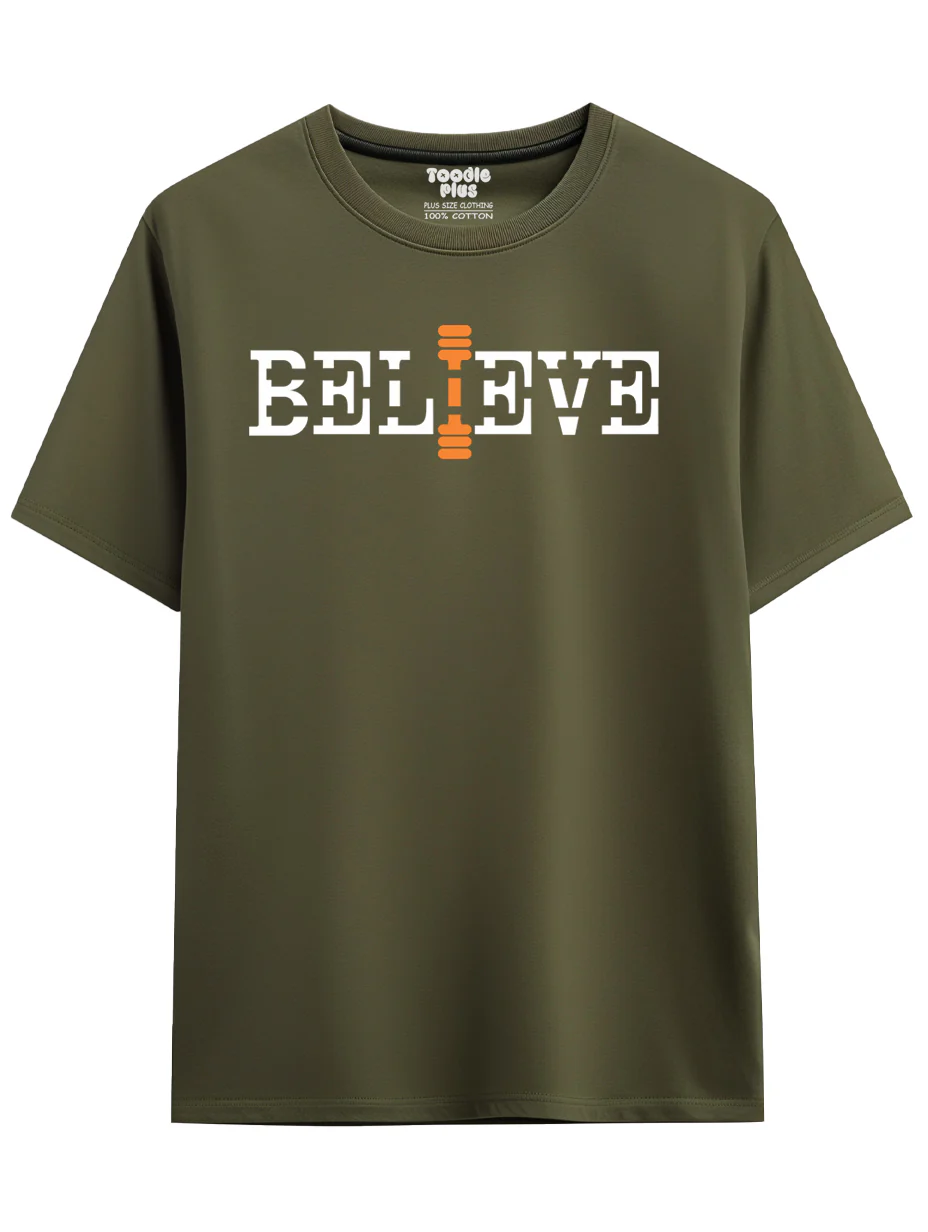 Believe Plus Size T-Shirt - Image 4