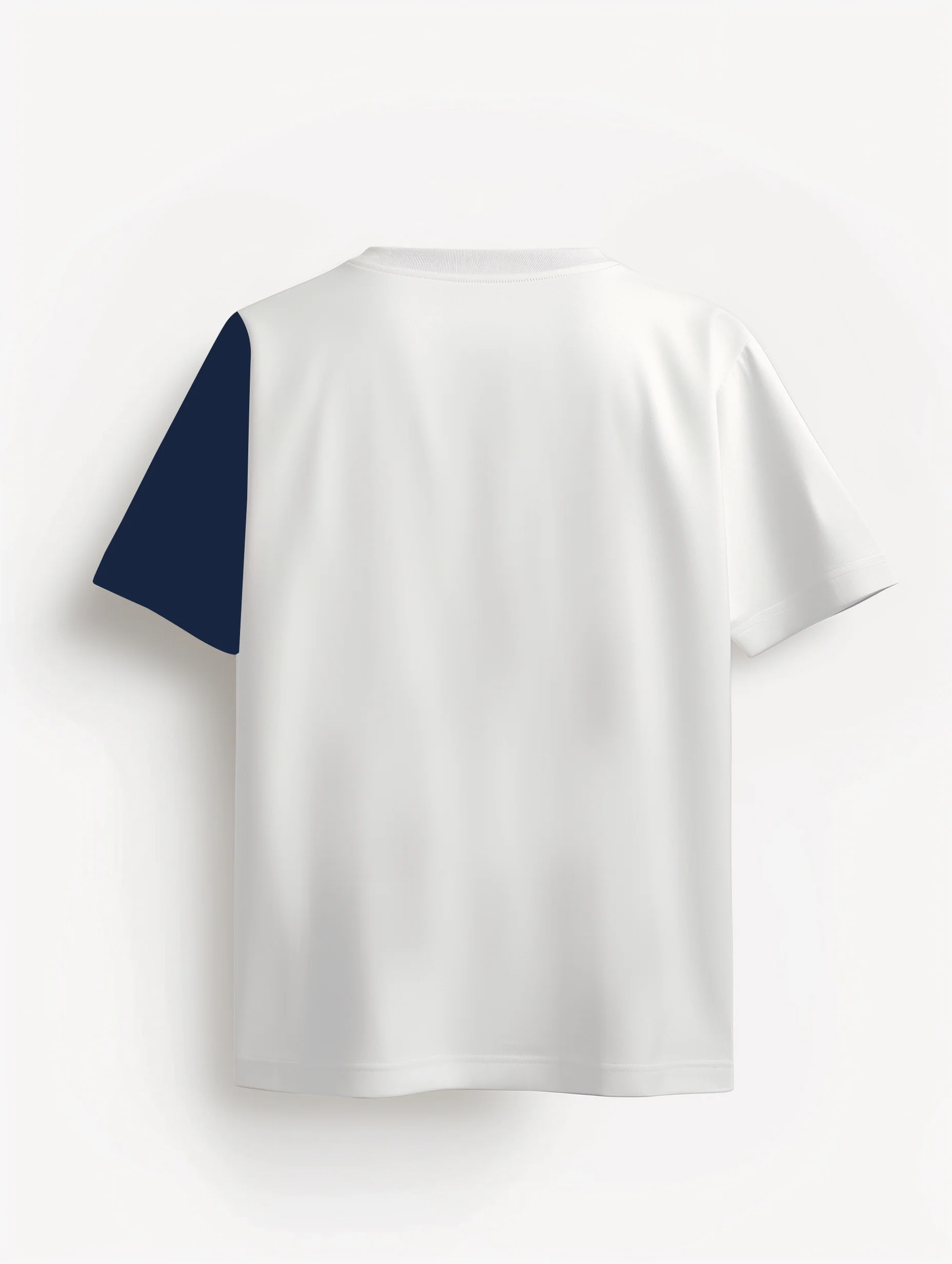 White Navy Airforce Colourblock Plus Size T-shirt - Image 8