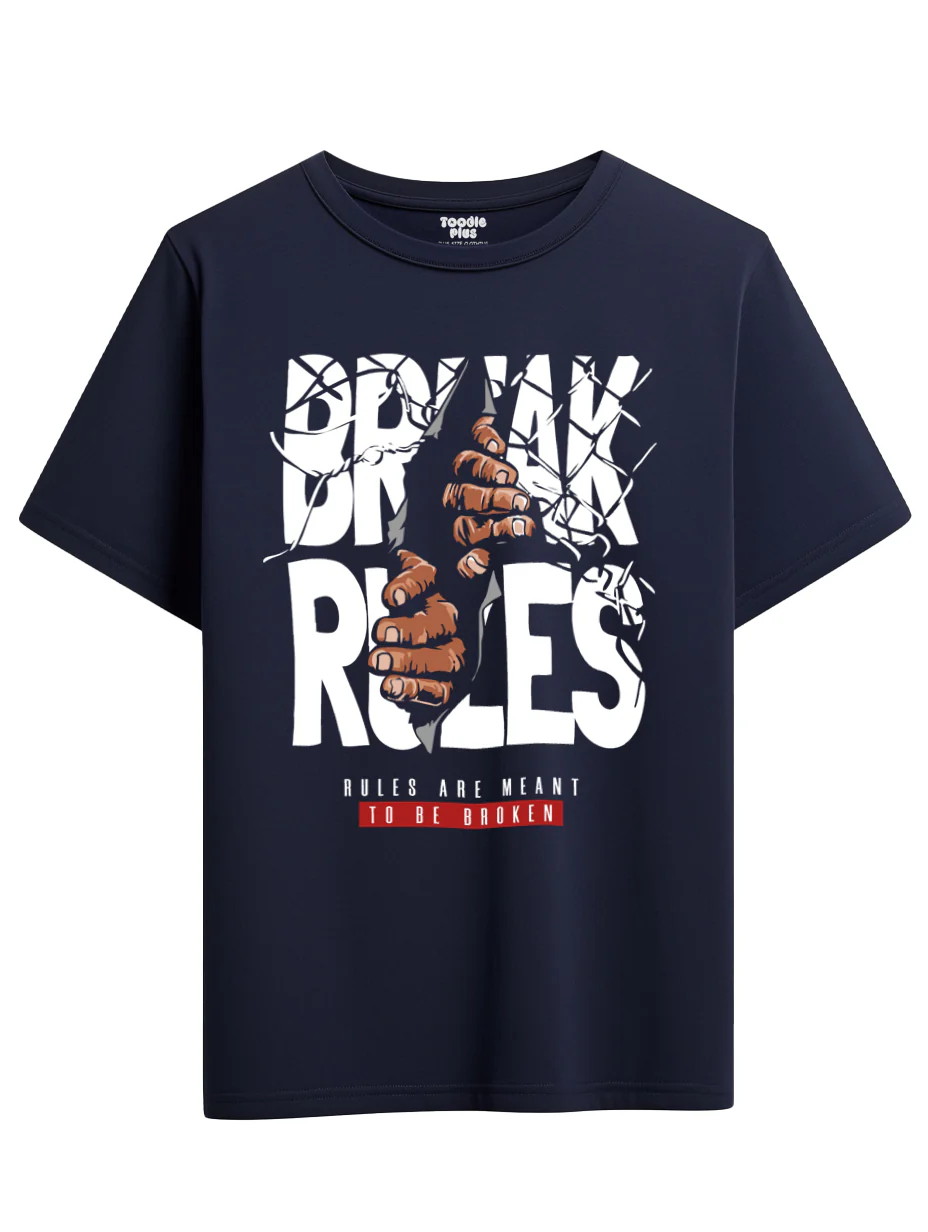 Break Rules Men's T-Shirt - Image 3