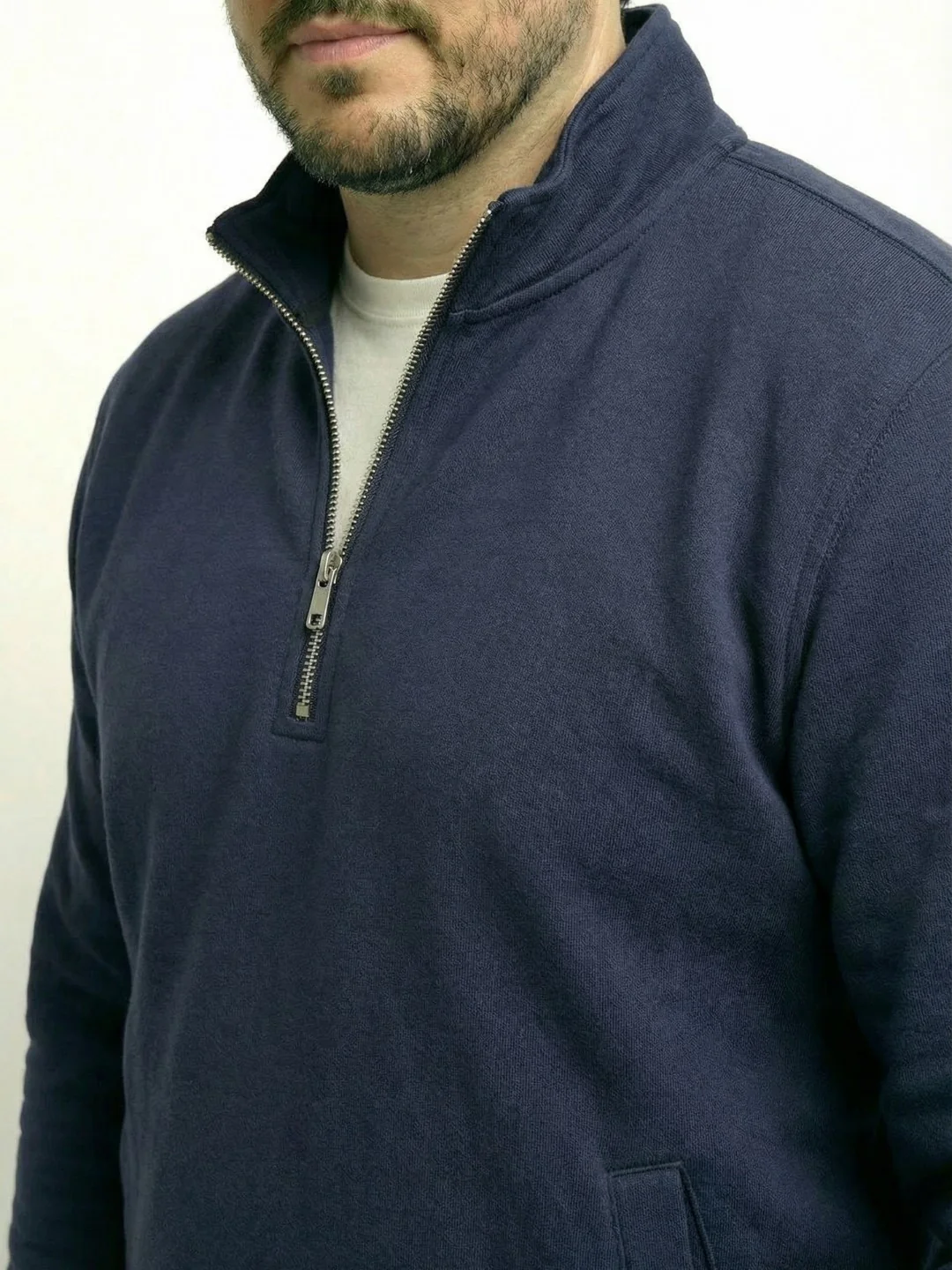 Butter Soft Premium Quarter Zip Plus Size Sweatshirt - Image 8