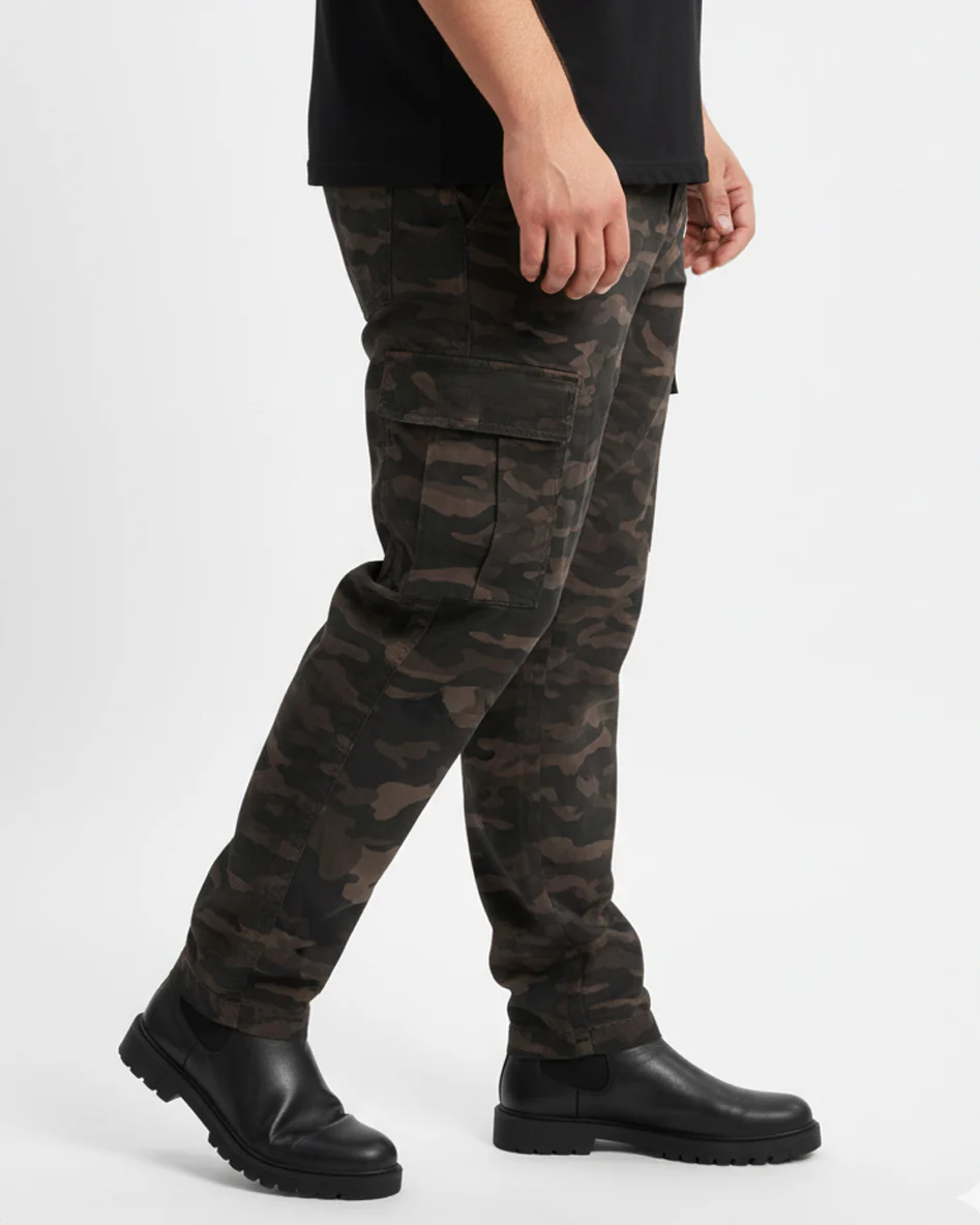 Camo Cotton Plus Size Cargos - Image 10