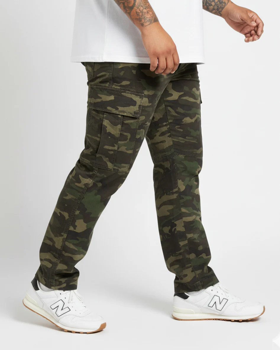 Camo Cotton Plus Size Cargos - Image 6