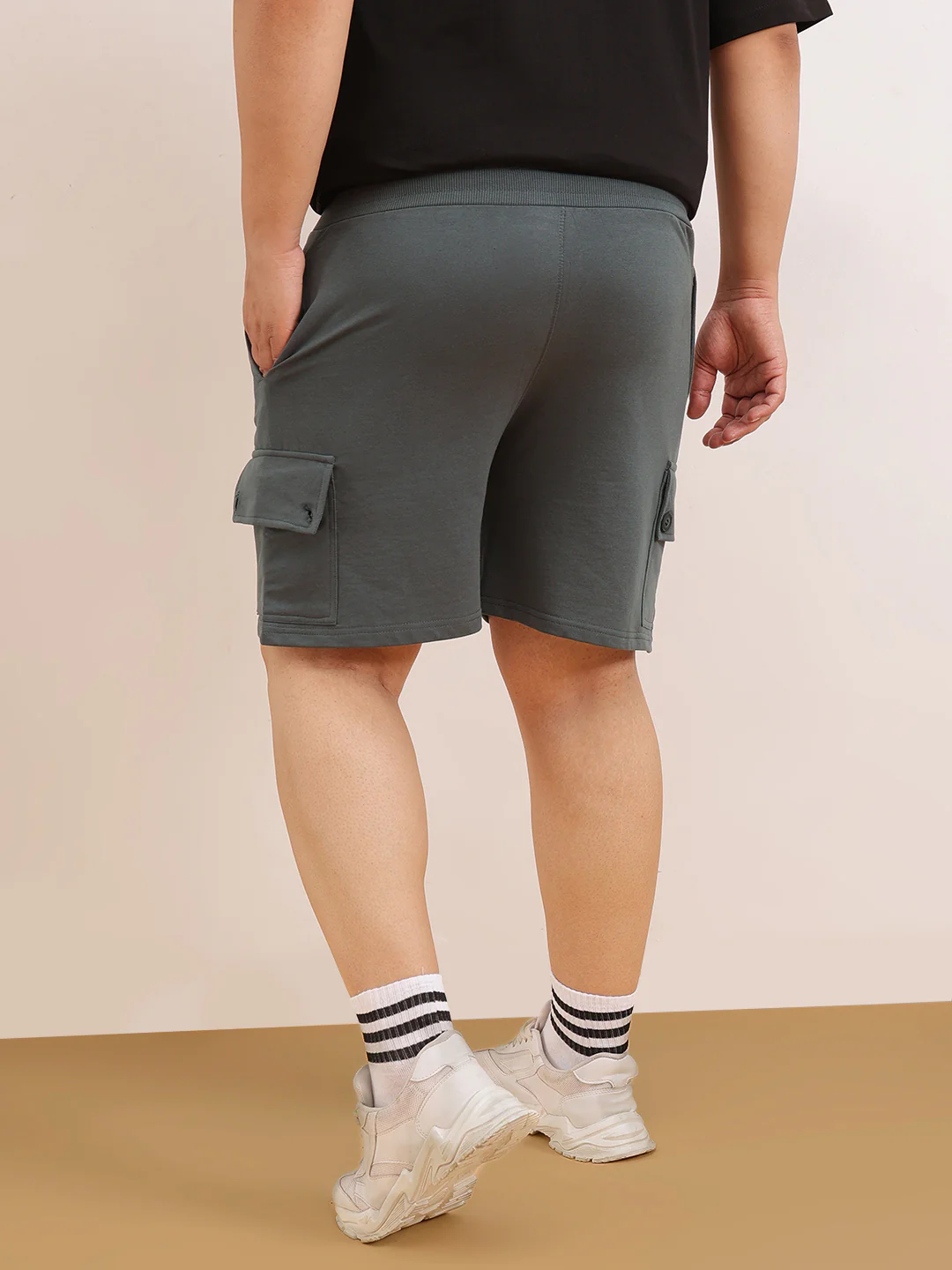 Cargo Shorts Cotton Plus Size - Image 13