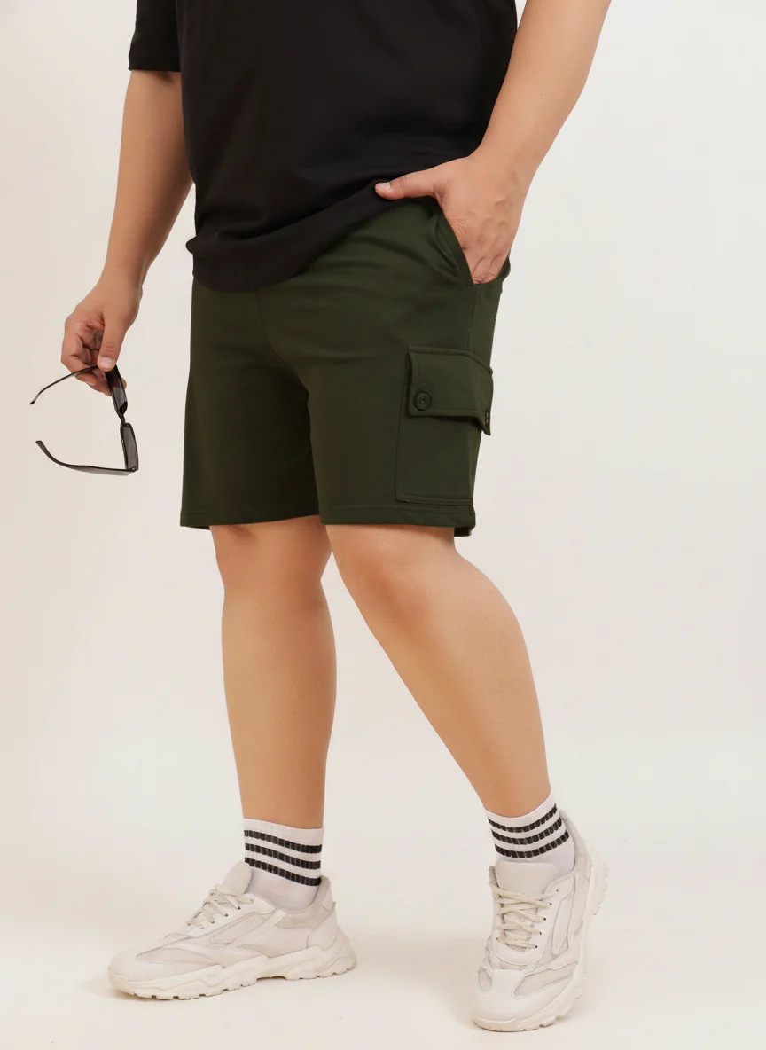Cargo Shorts Cotton Plus Size - Image 14