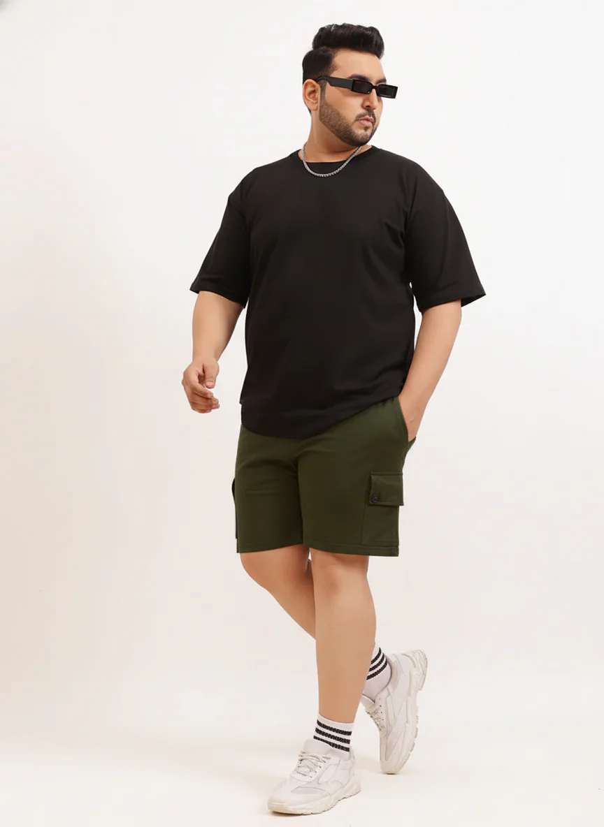 Cargo Shorts Cotton Plus Size - Image 18