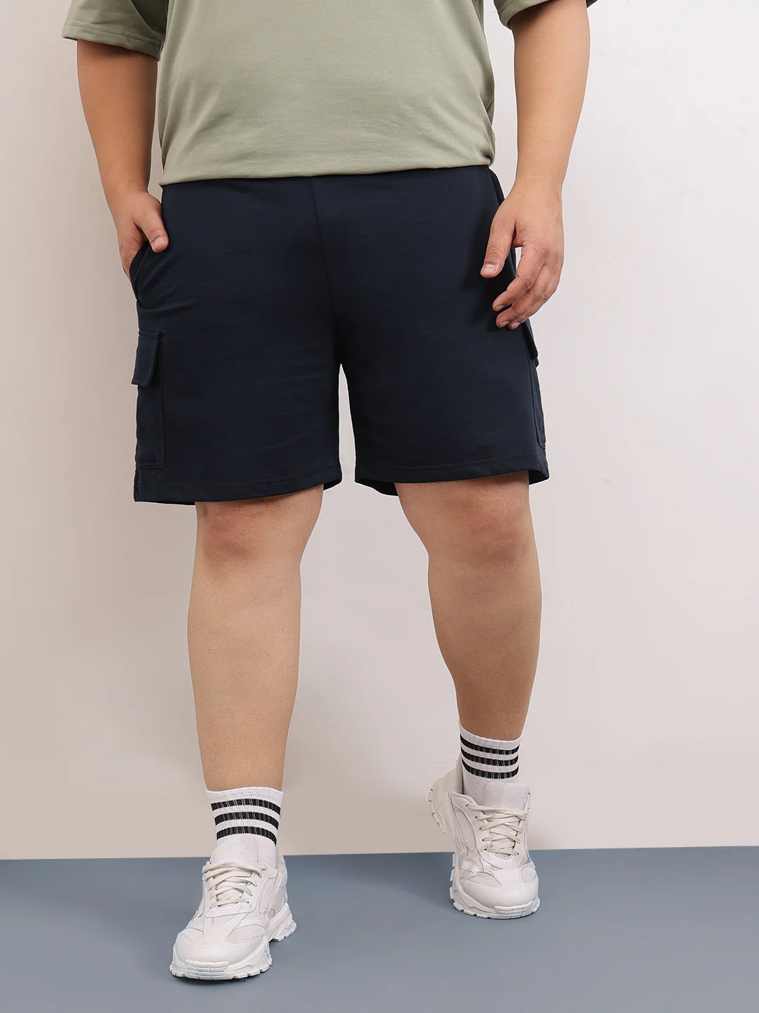 Cargo Shorts Cotton Plus Size - Image 14