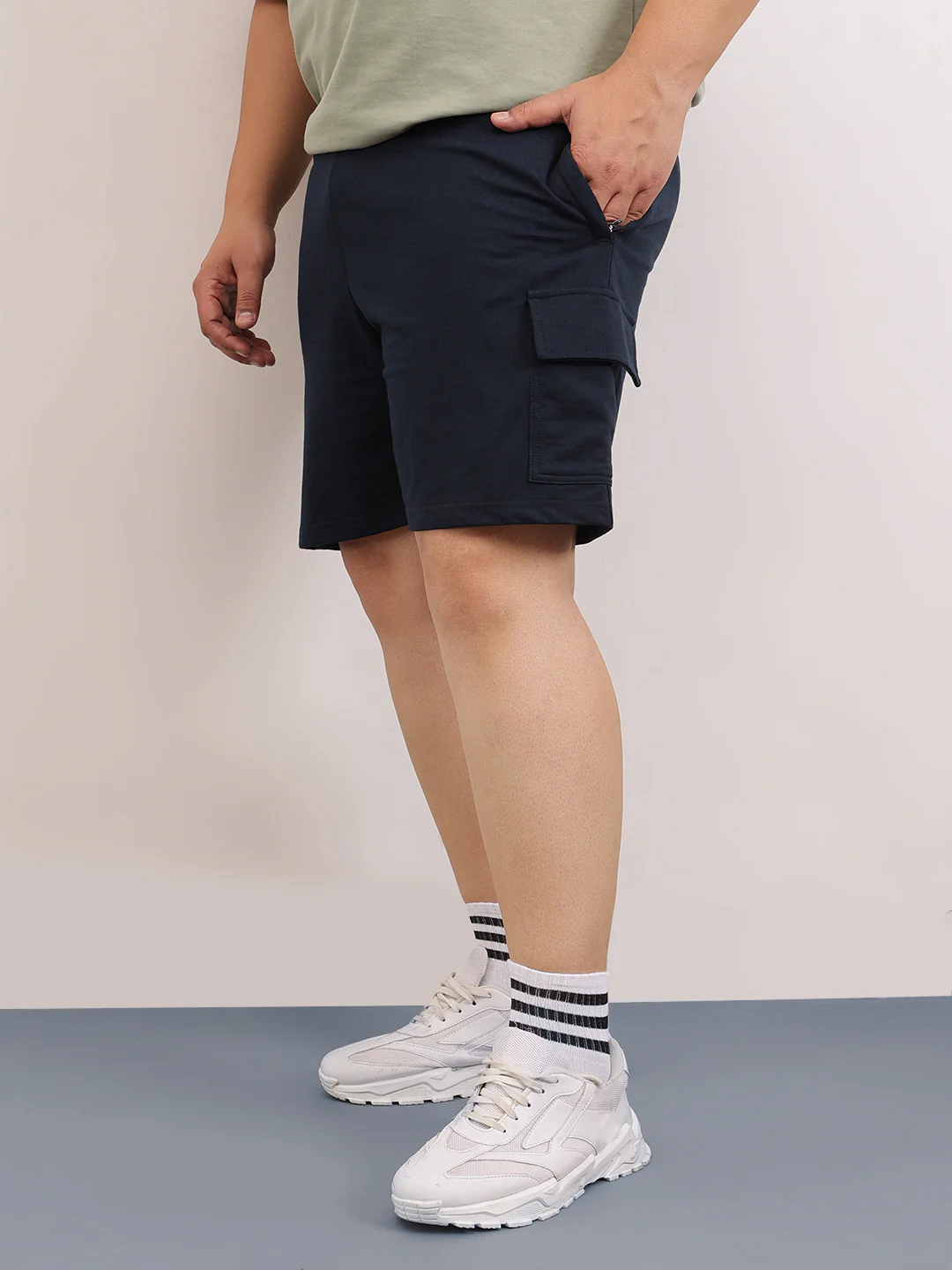Cargo Shorts Cotton Plus Size - Image 16