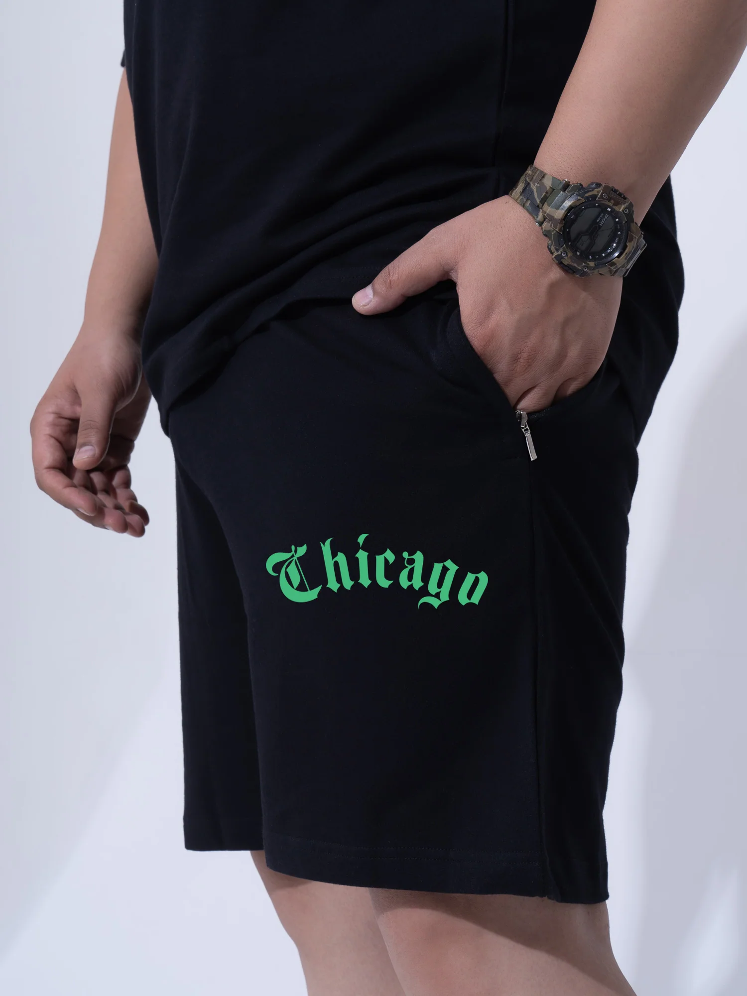 Chicago Plus Size Co-ord Set (shorts) - Image 3