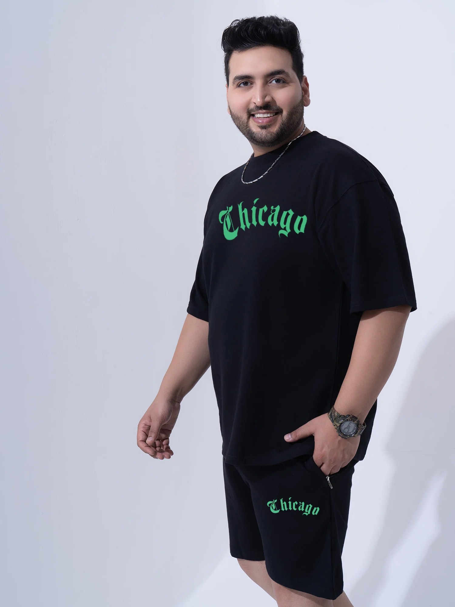 Chicago Plus Size Co-ord Set (shorts) - Image 4