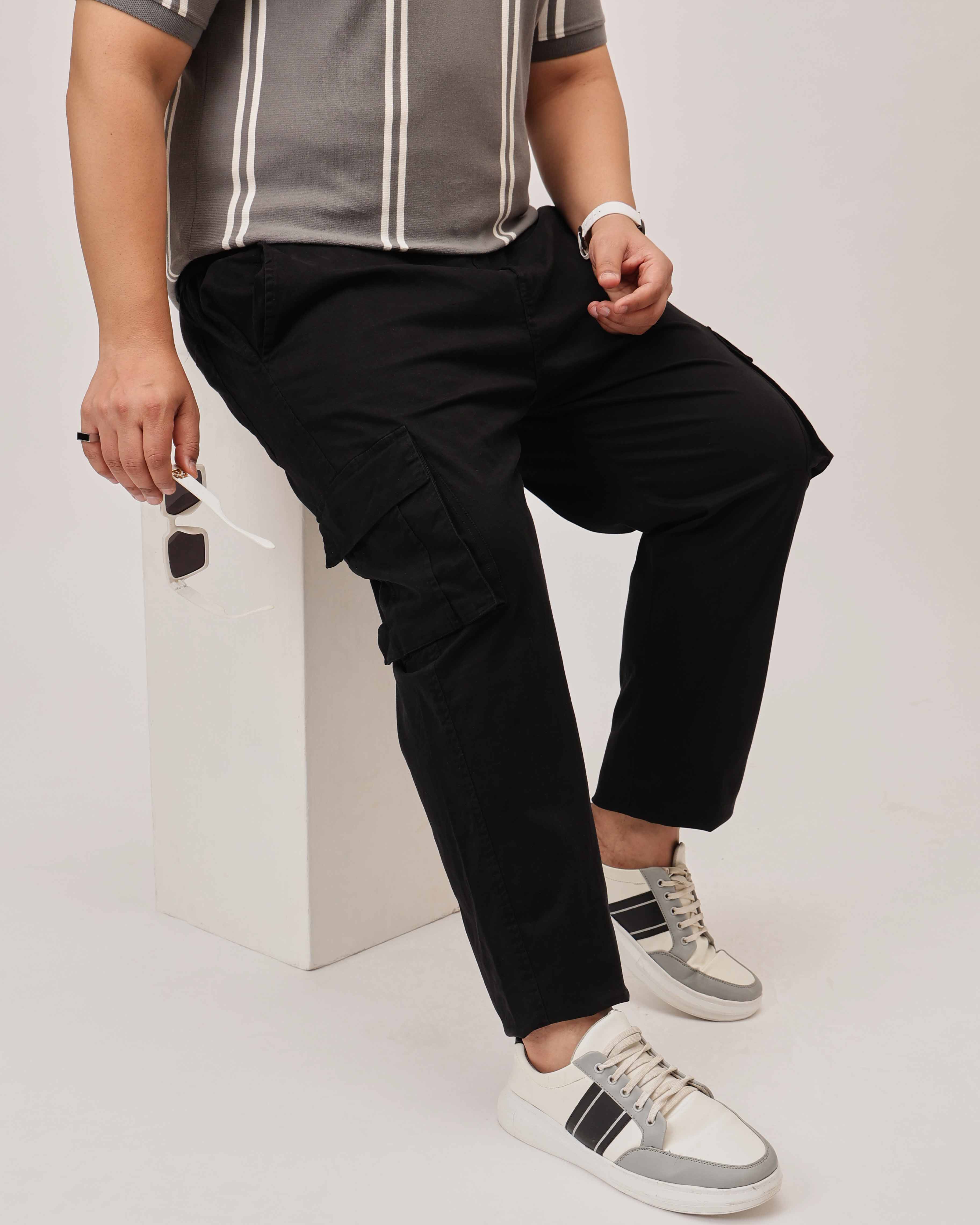 Classic 6 Pocket Stretchable Plus Size Cargo - Image 17