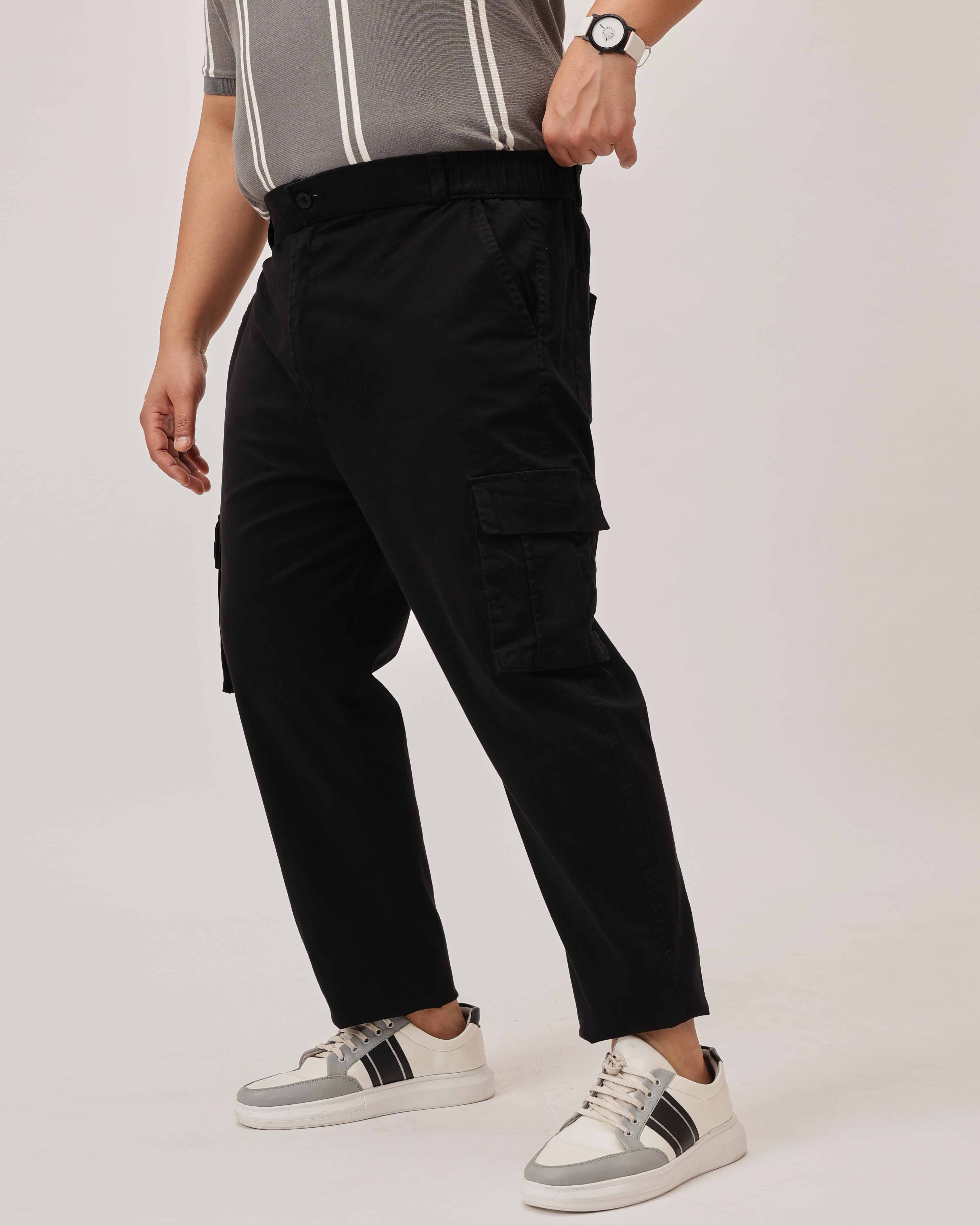 Classic 6 Pocket Stretchable Plus Size Cargo - Image 15