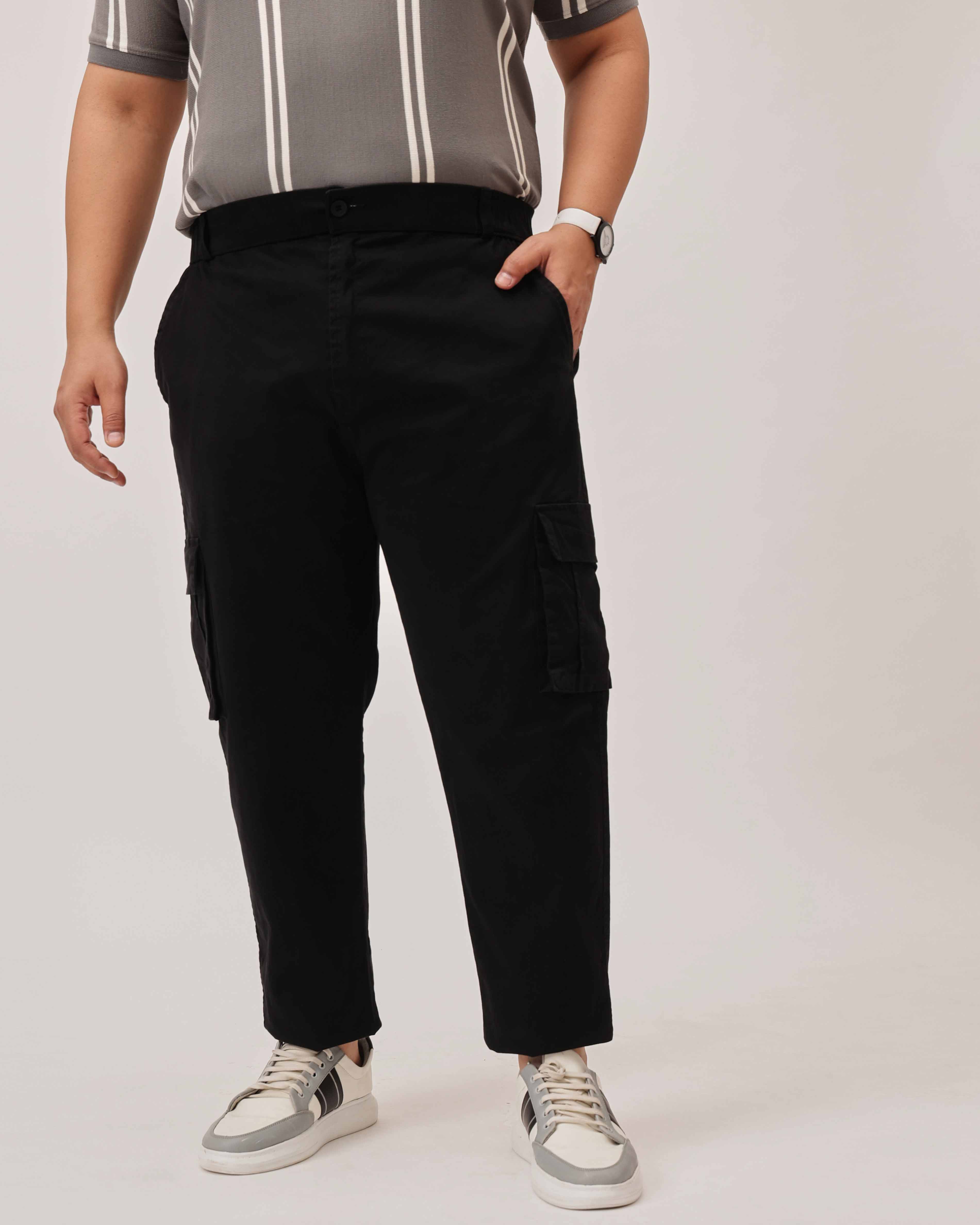 Classic 6 Pocket Stretchable Plus Size Cargo - Image 14