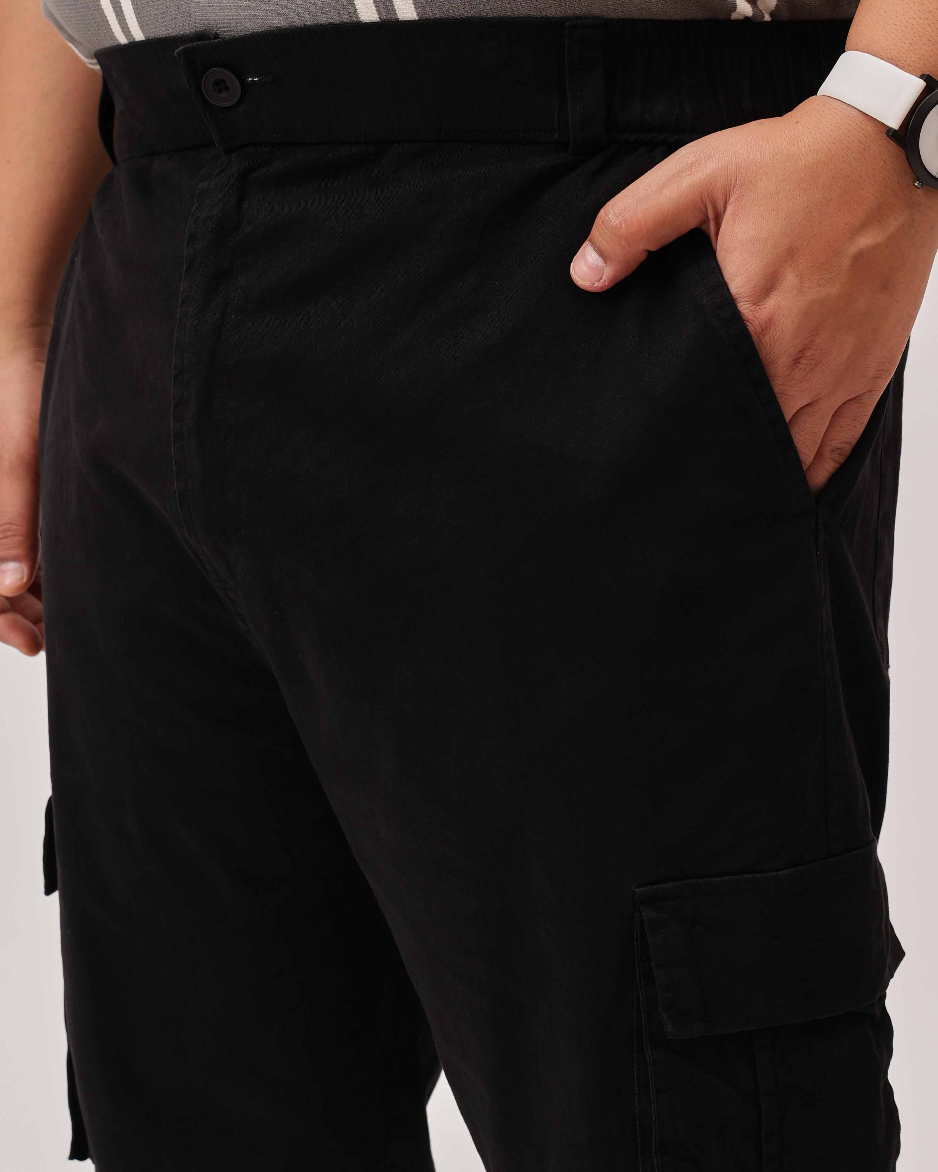Classic 6 Pocket Stretchable Plus Size Cargo - Image 16