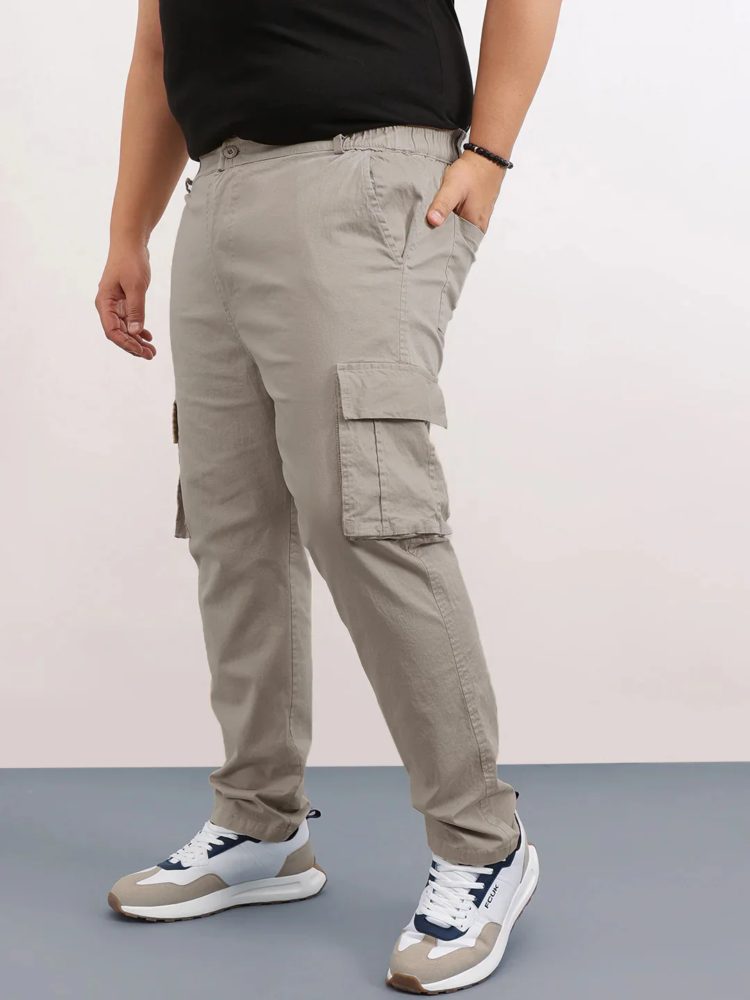 Classic 6 Pocket Stretchable Plus Size Cargo - Image 10