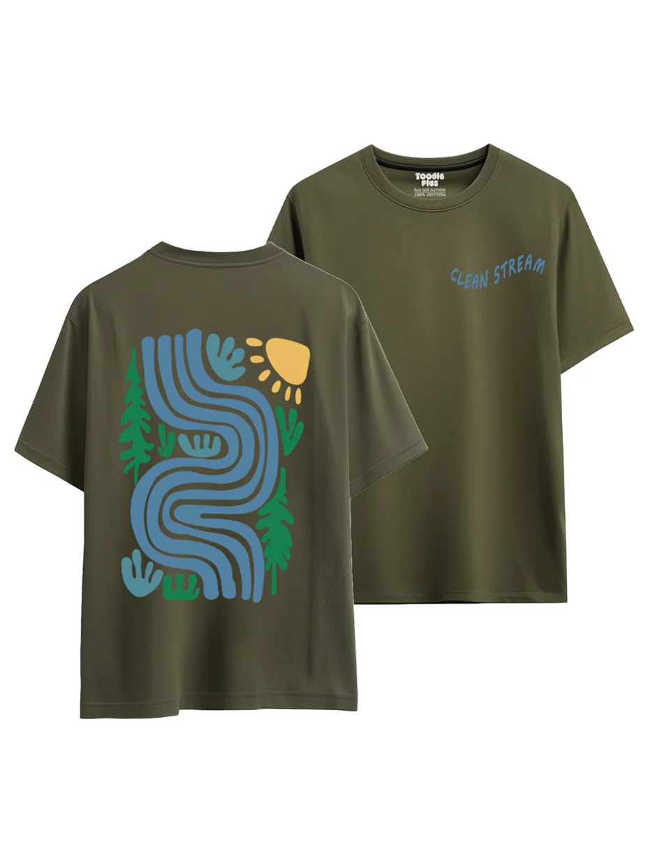 Clean steam Plus Size T-shirt - Image 3