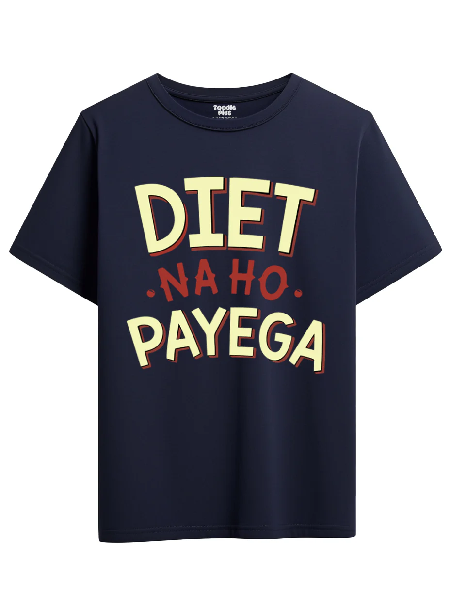 Diet Na Ho Payega Plus Size T-Shirt - Image 3