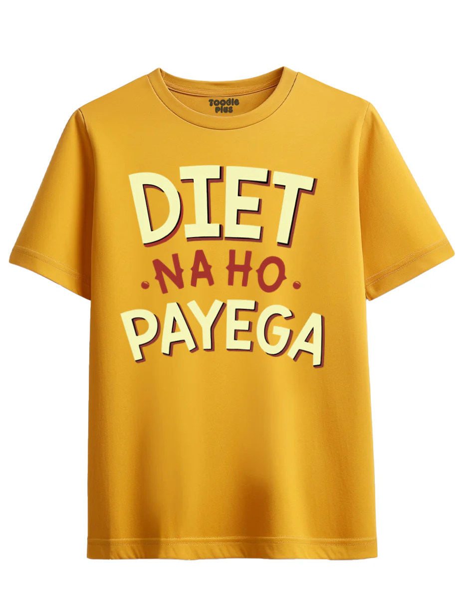 Diet Na Ho Payega Plus Size T-Shirt - Image 4