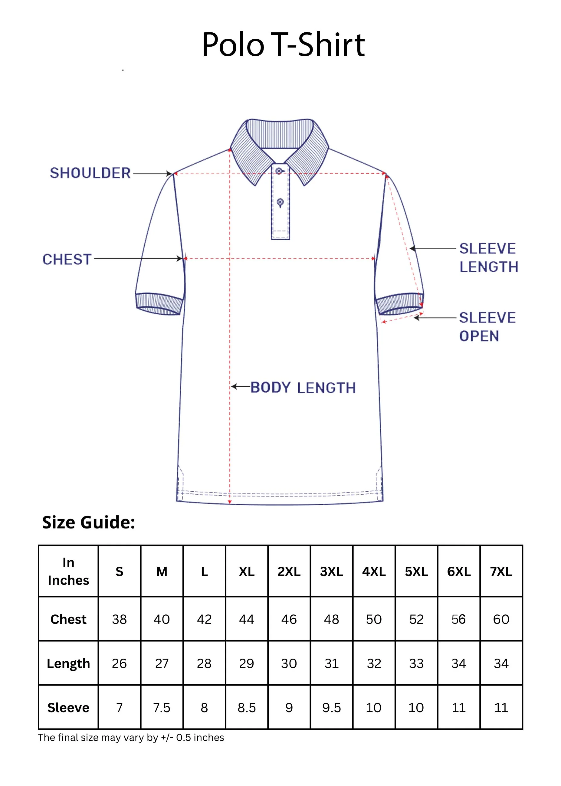 Lazy Panda Plus Size Polo T-shirt - Image 6