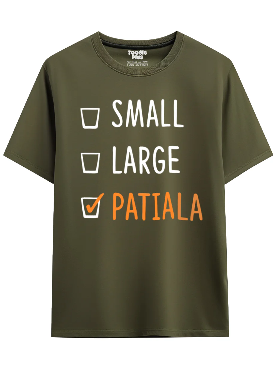 Patiala Peg Plus Size T-Shirt - Image 3
