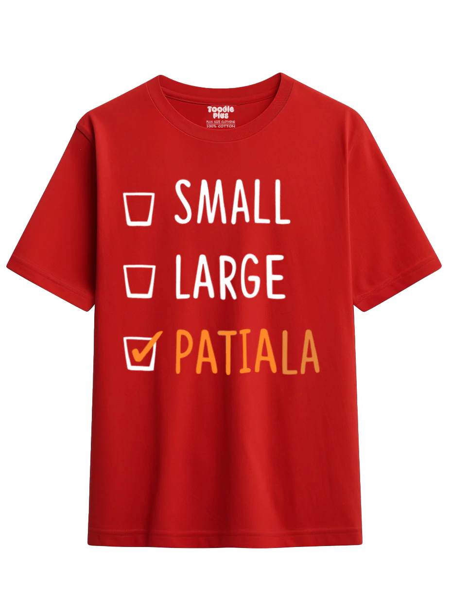 Patiala Peg Plus Size T-Shirt - Image 4
