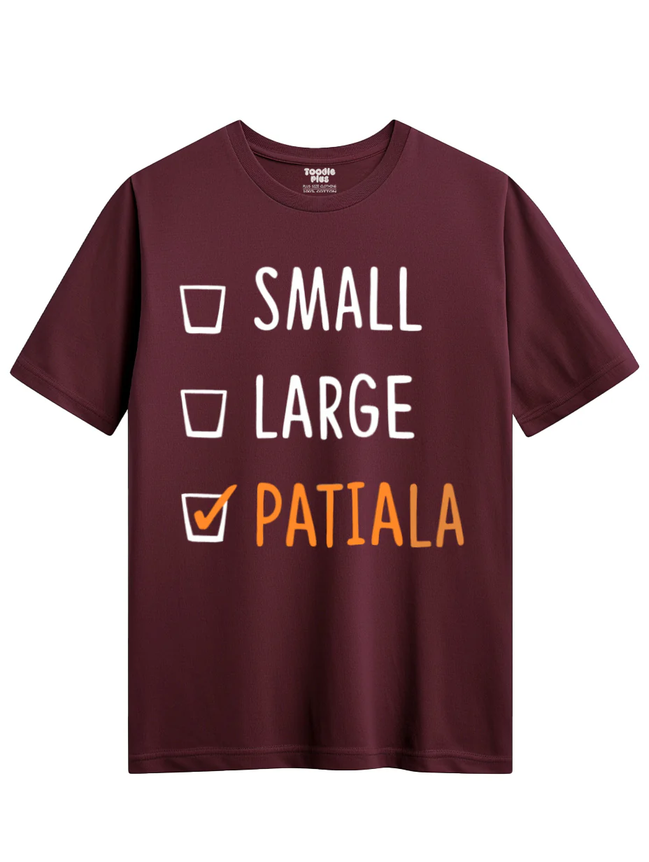 Patiala Peg Plus Size T-Shirt - Image 5