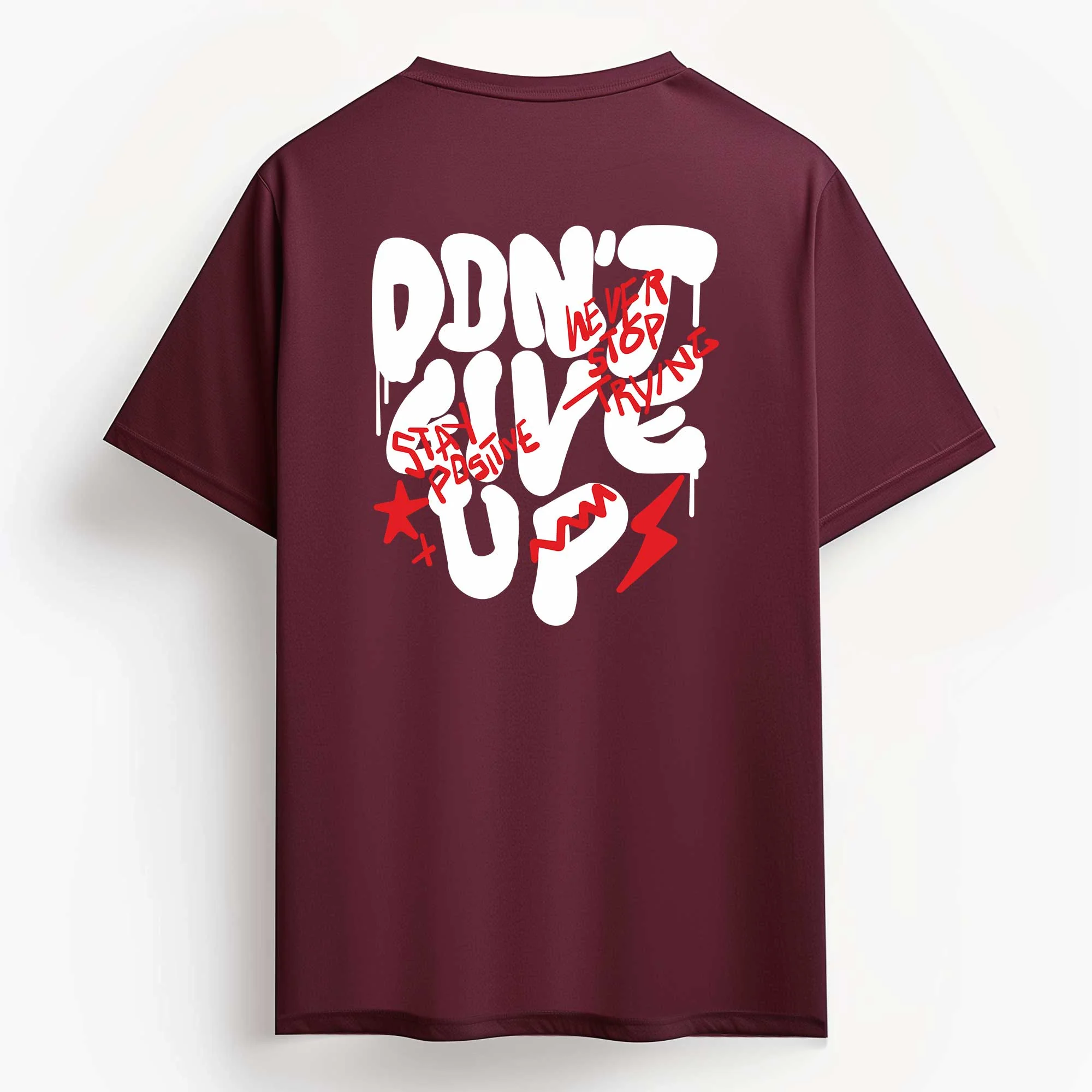 Don't Give Up Plus Size T-shirt - Image 4