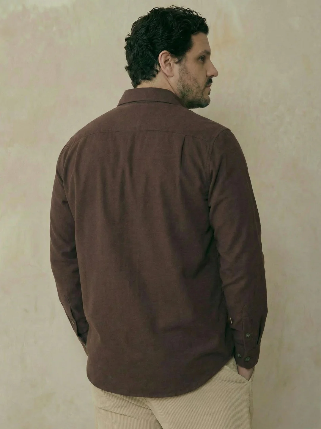 Double Pocket Poplin Solid Plus Size Shirt - Image 17