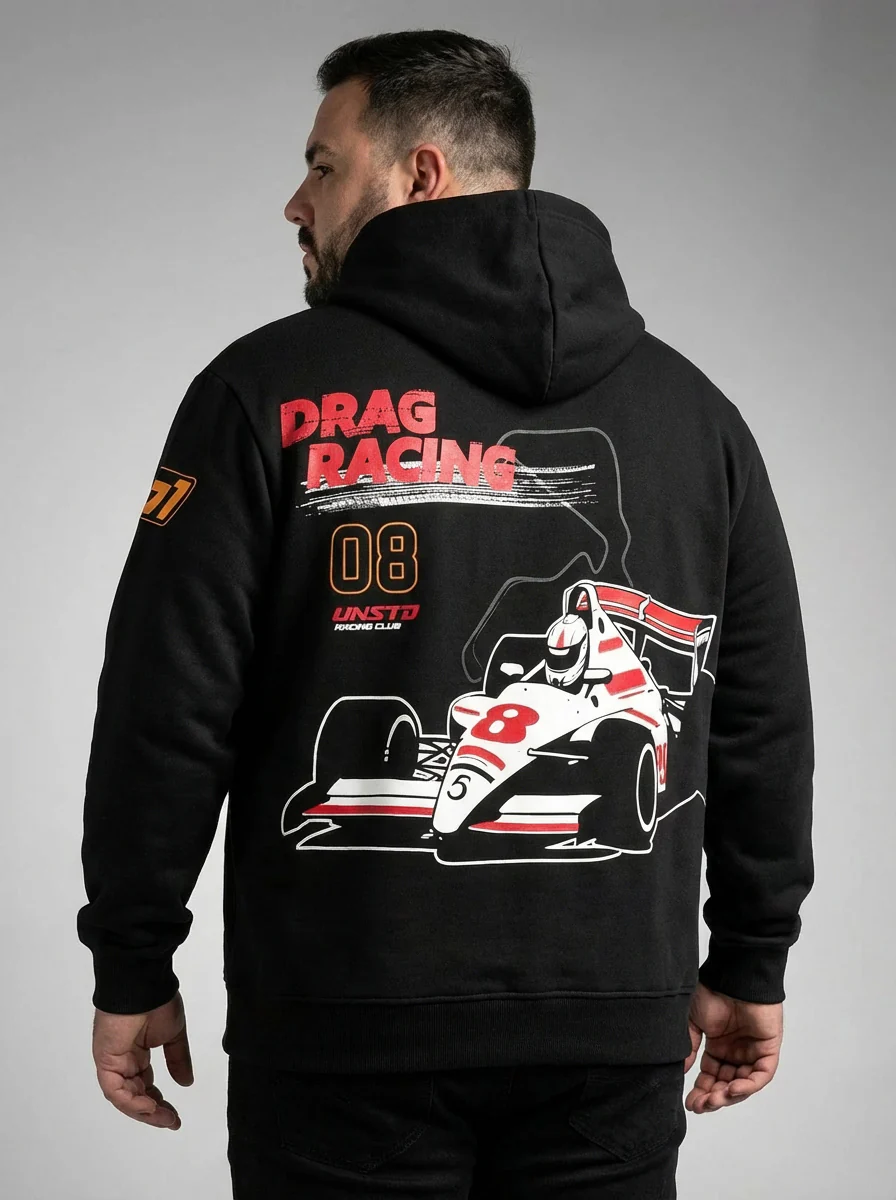Drag Racing Limited Edition 400 GSM Hoodie - Image 4
