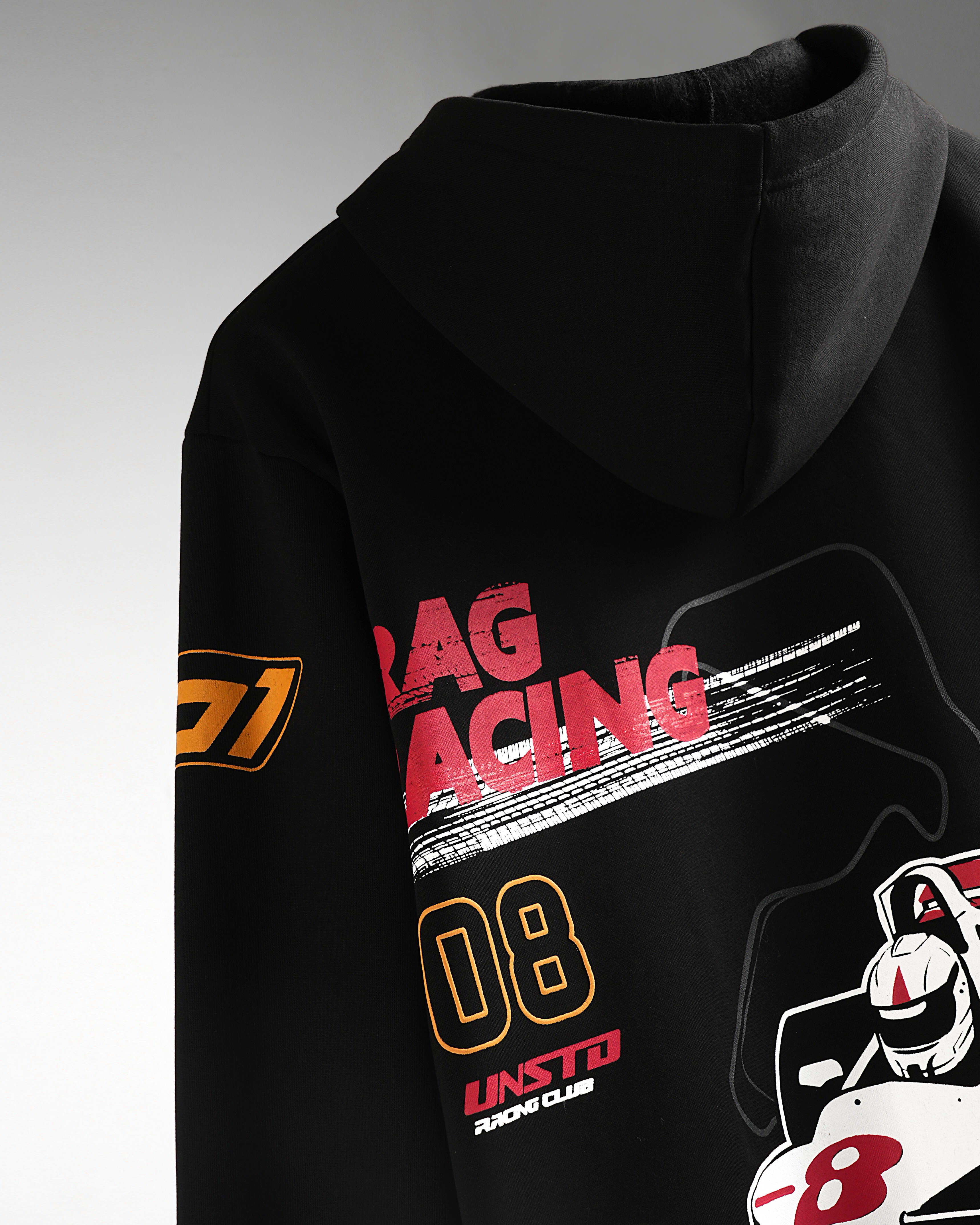 Drag Racing Limited Edition 400 GSM Hoodie - Image 7