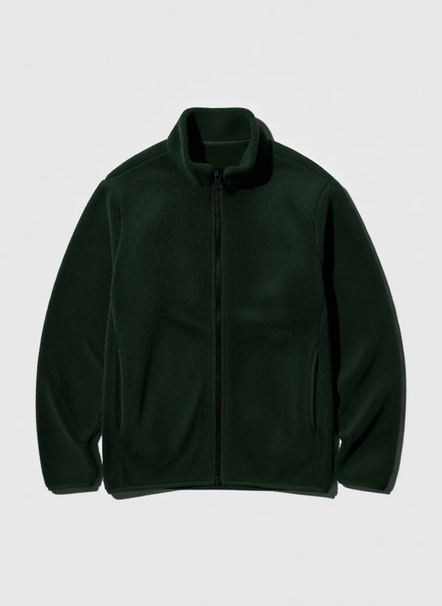 Fleece Heavy Weight Plus size Zipper Jacket - Image 11