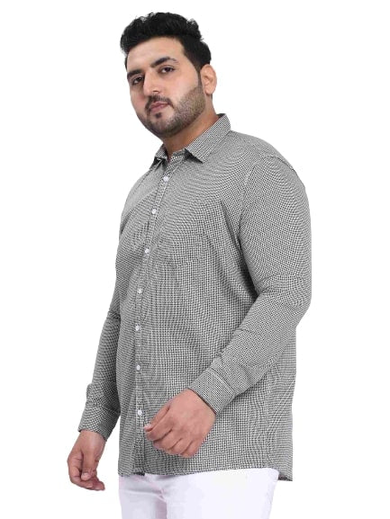 Grey Satin Cotton Shirt - Image 5